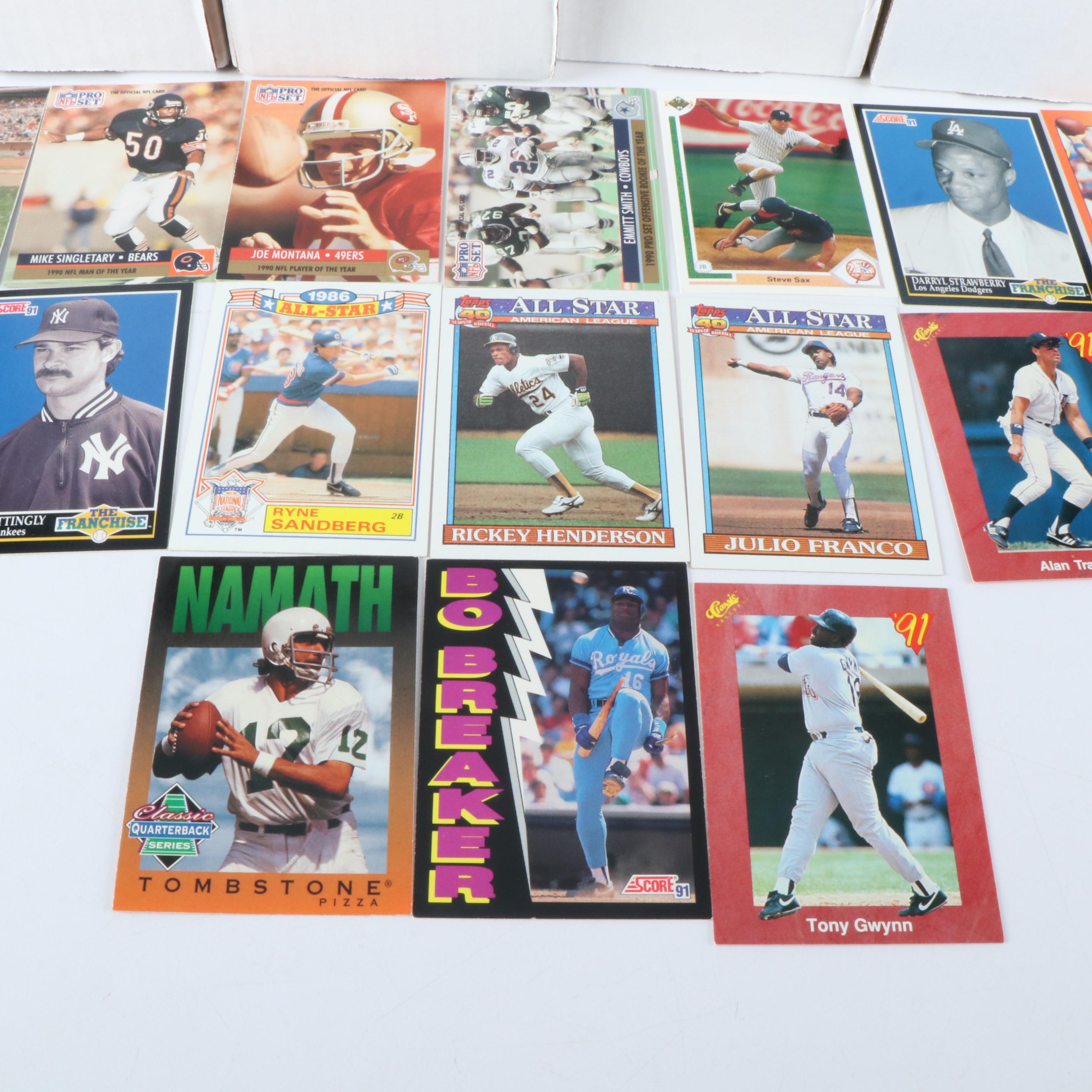 Donruss with Other Trading Cards Featuring Barry Larkin, Joe Morgan, and More