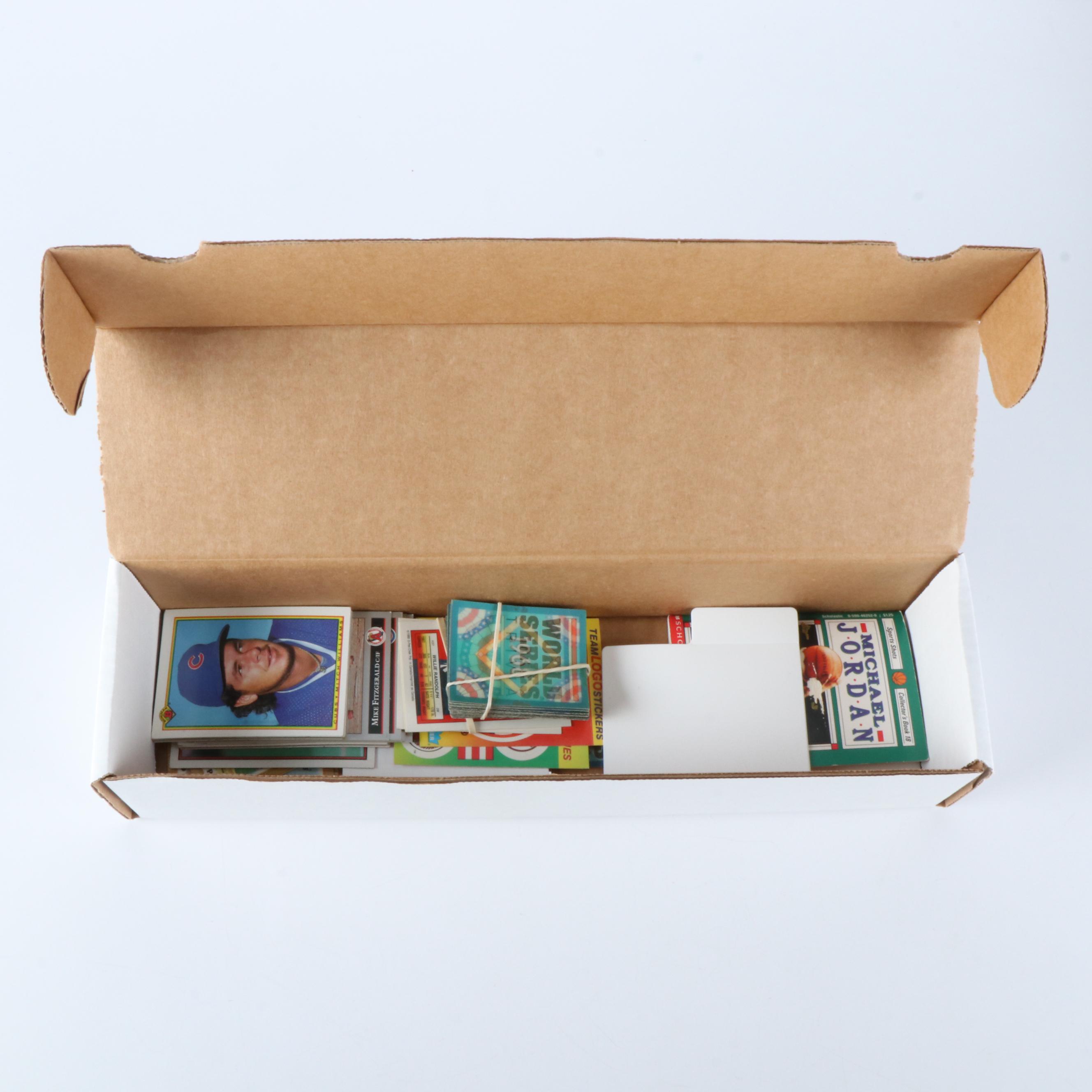 Donruss with Other Trading Cards Featuring Barry Larkin, Joe Morgan, and More