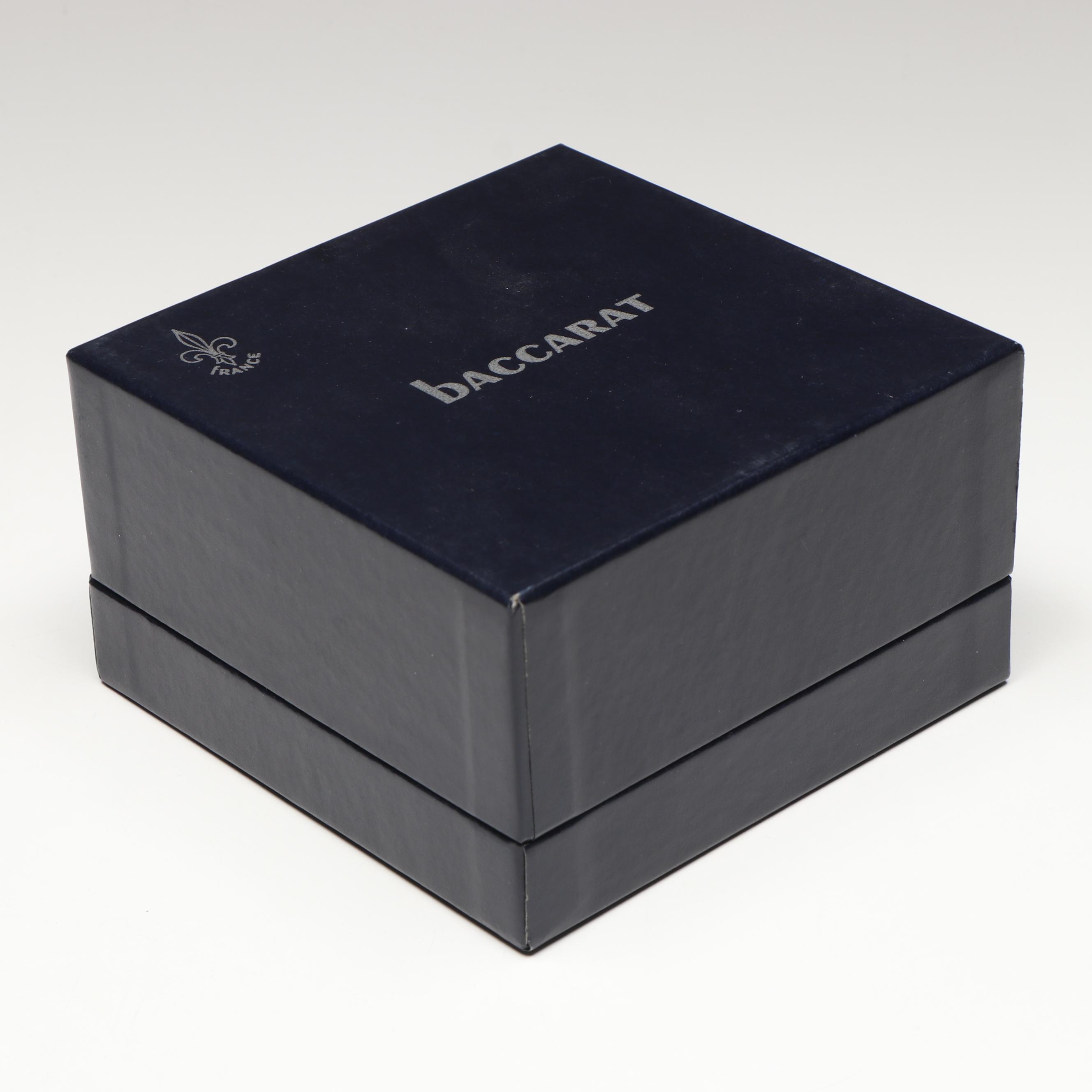 Albert David for Baccarat Pope Pius XII Sulphide Glass Paperweight, 1959