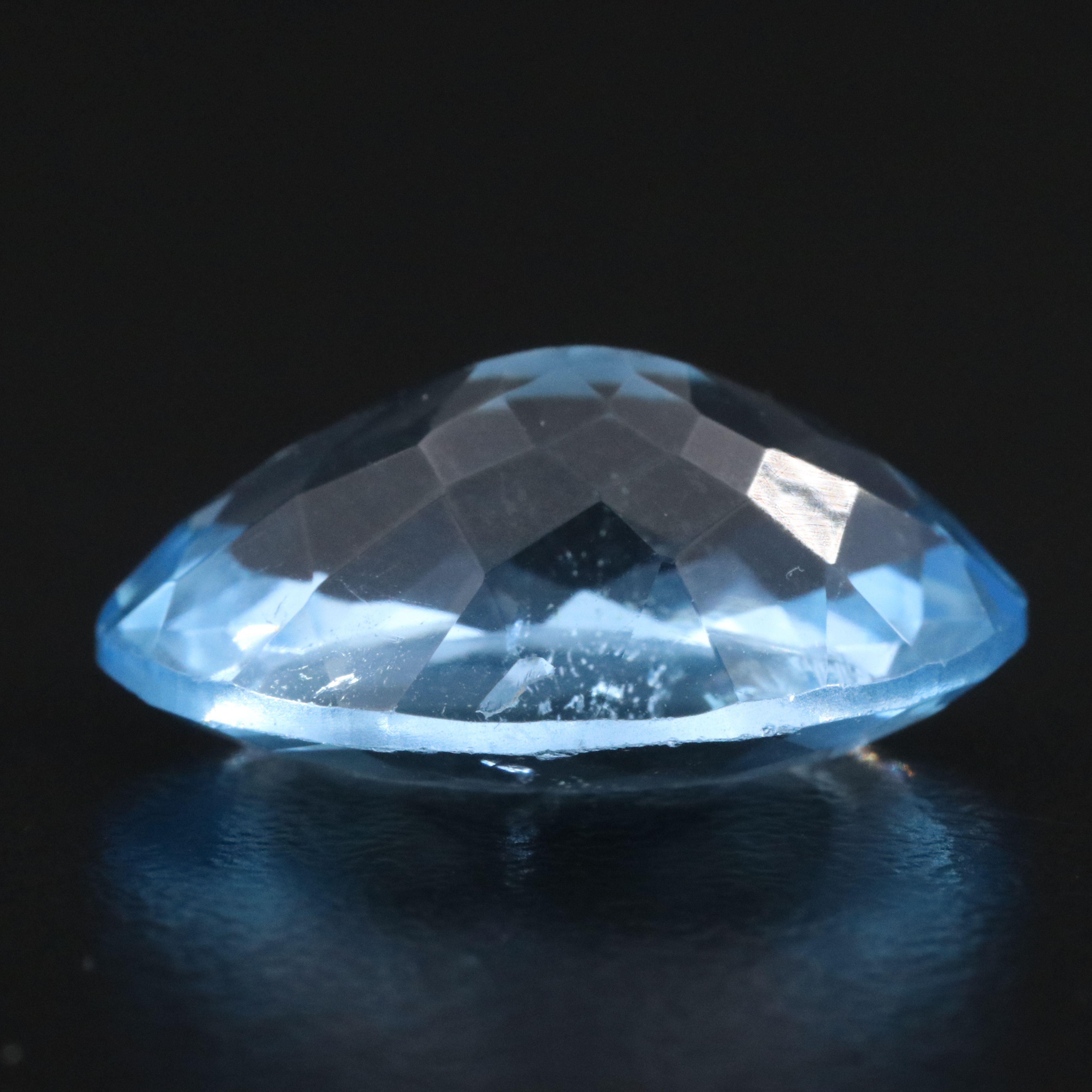 Loose 12.72 CT Swiss Blue Topaz