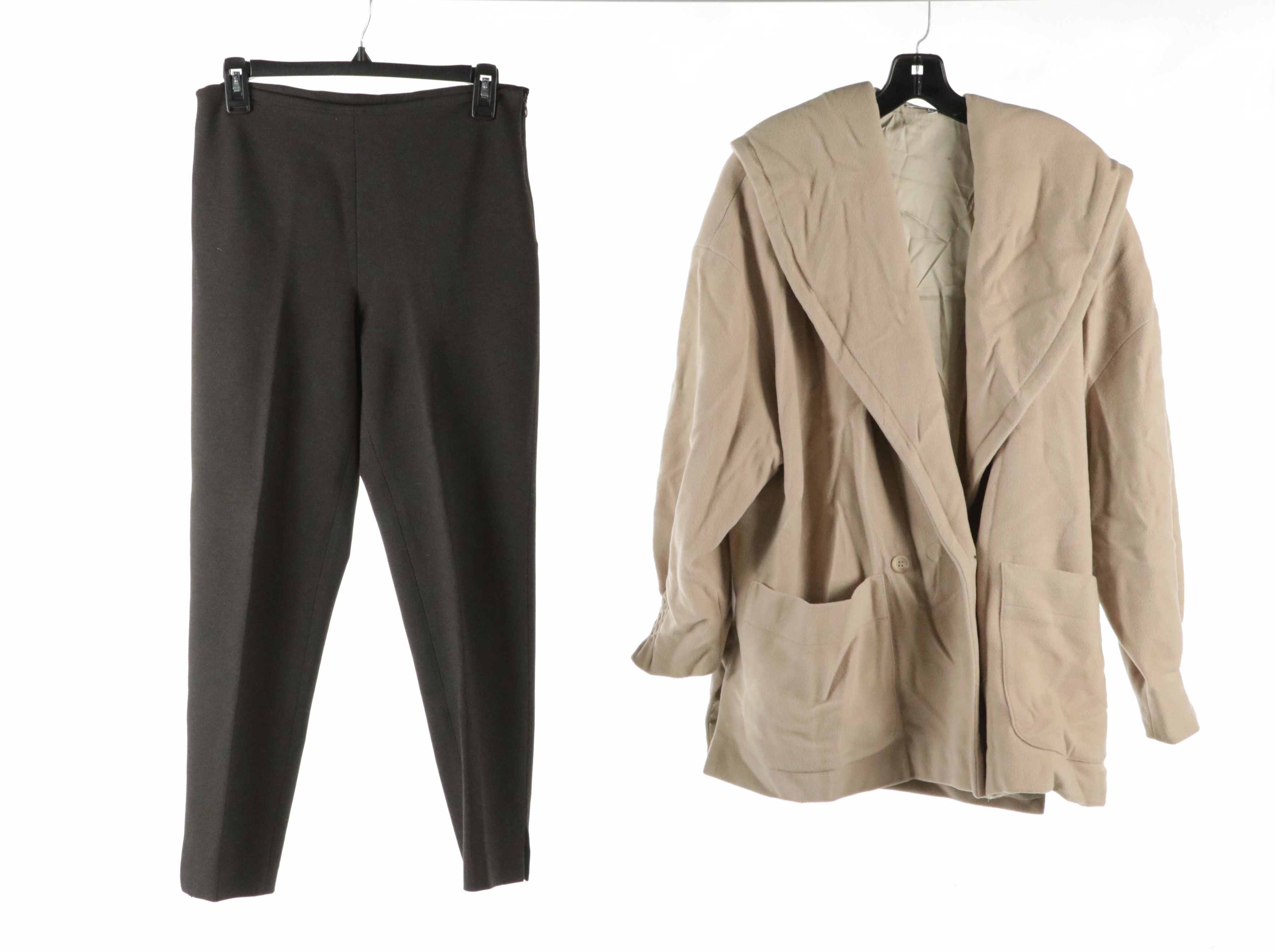 Haute Hippie Cashmere and Silk Blend Zip Jacket, Leggiadro Pants & Other Jacket
