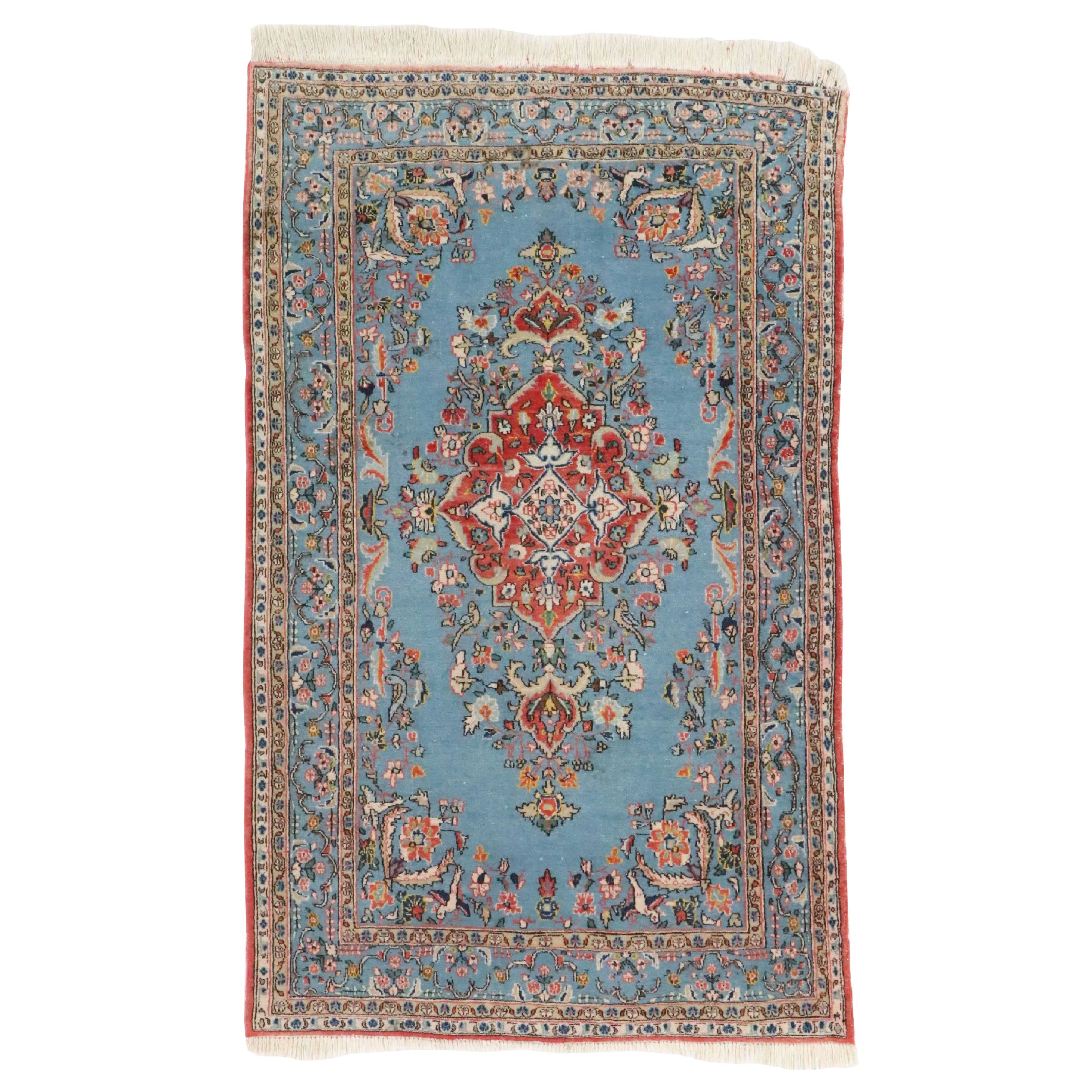 3'5 x 5'10 Hand-Knotted Persian Tabriz Area Rug