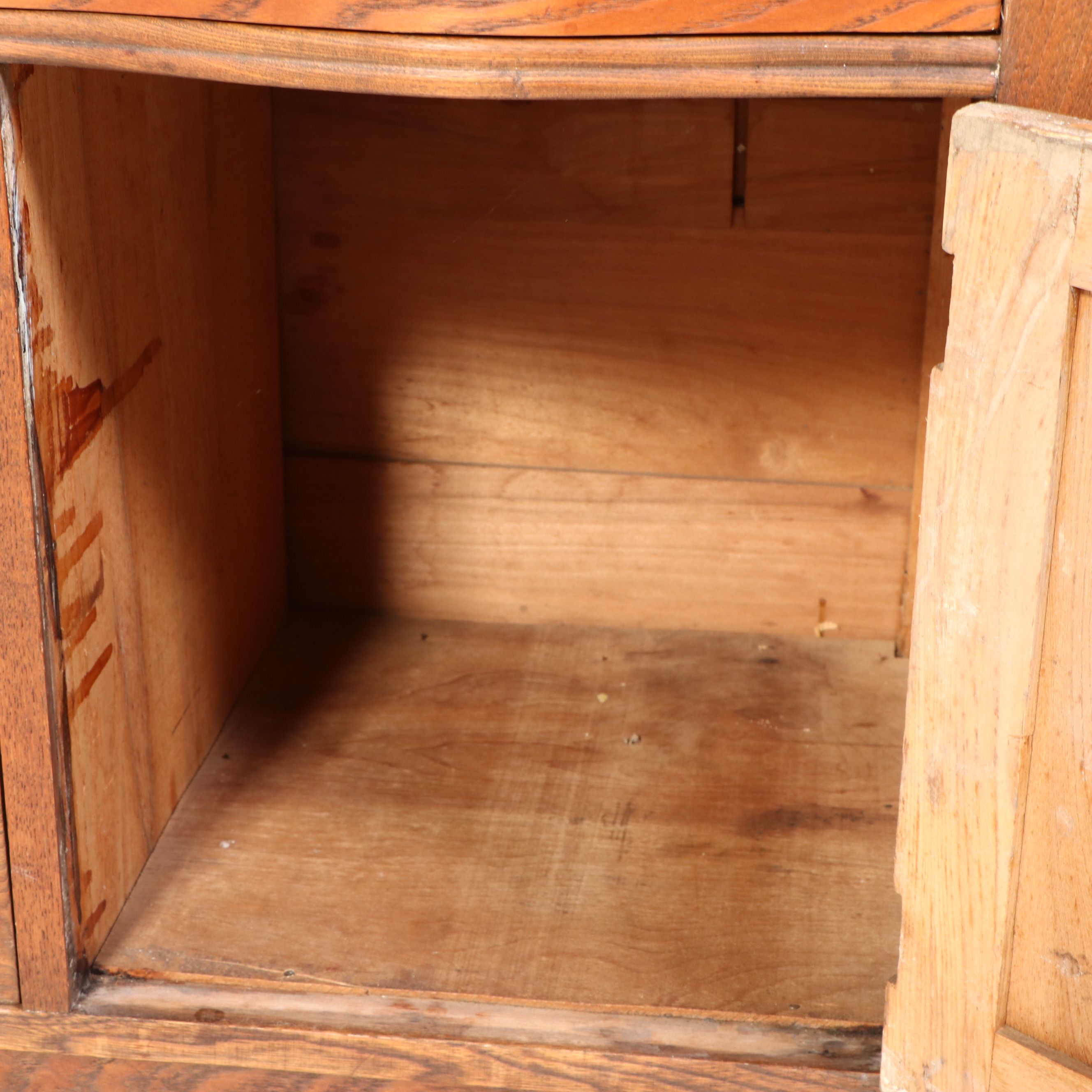 Victorian Oak Washstand