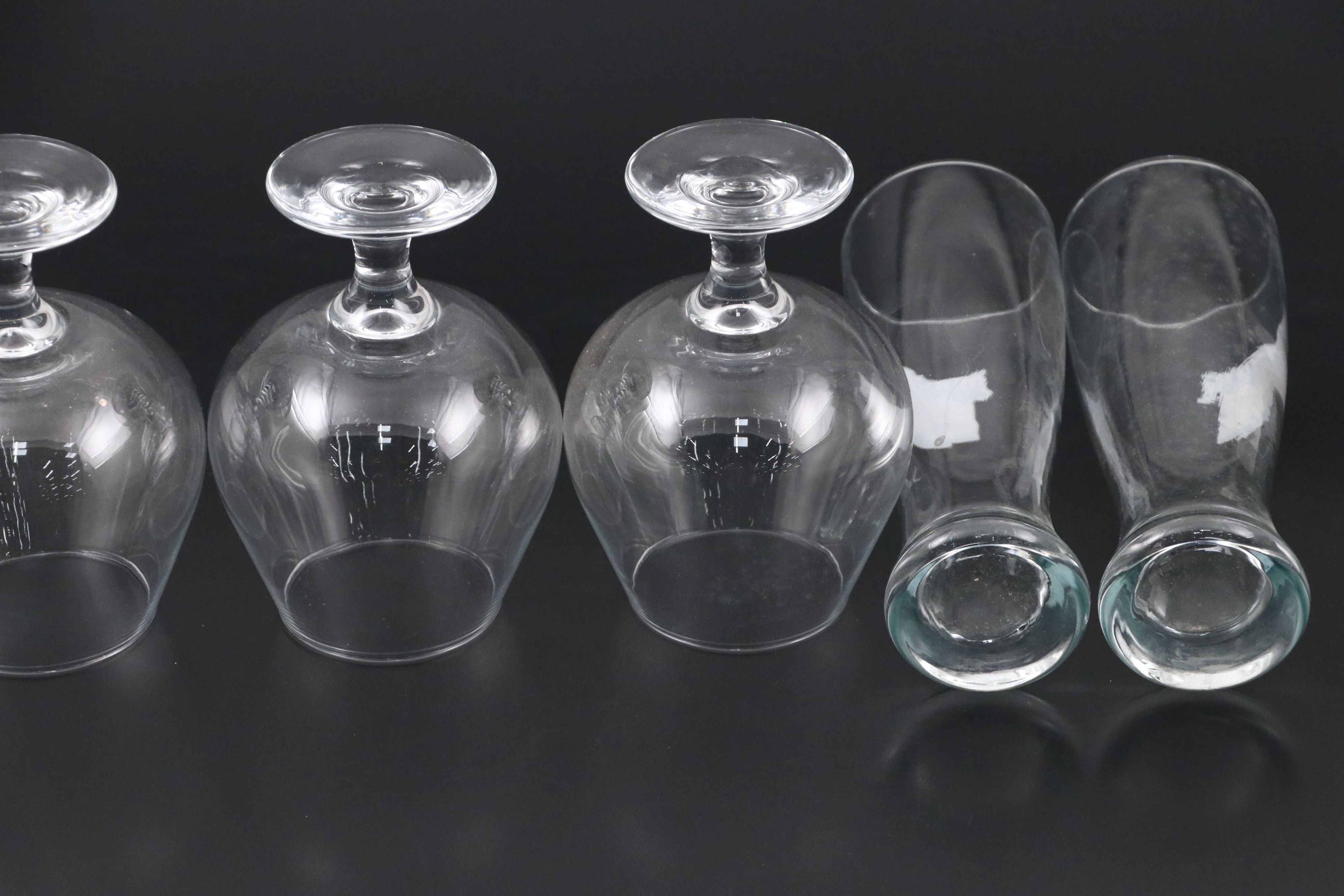 Libbey Glass Snifters with Moerlein Beer Glasses