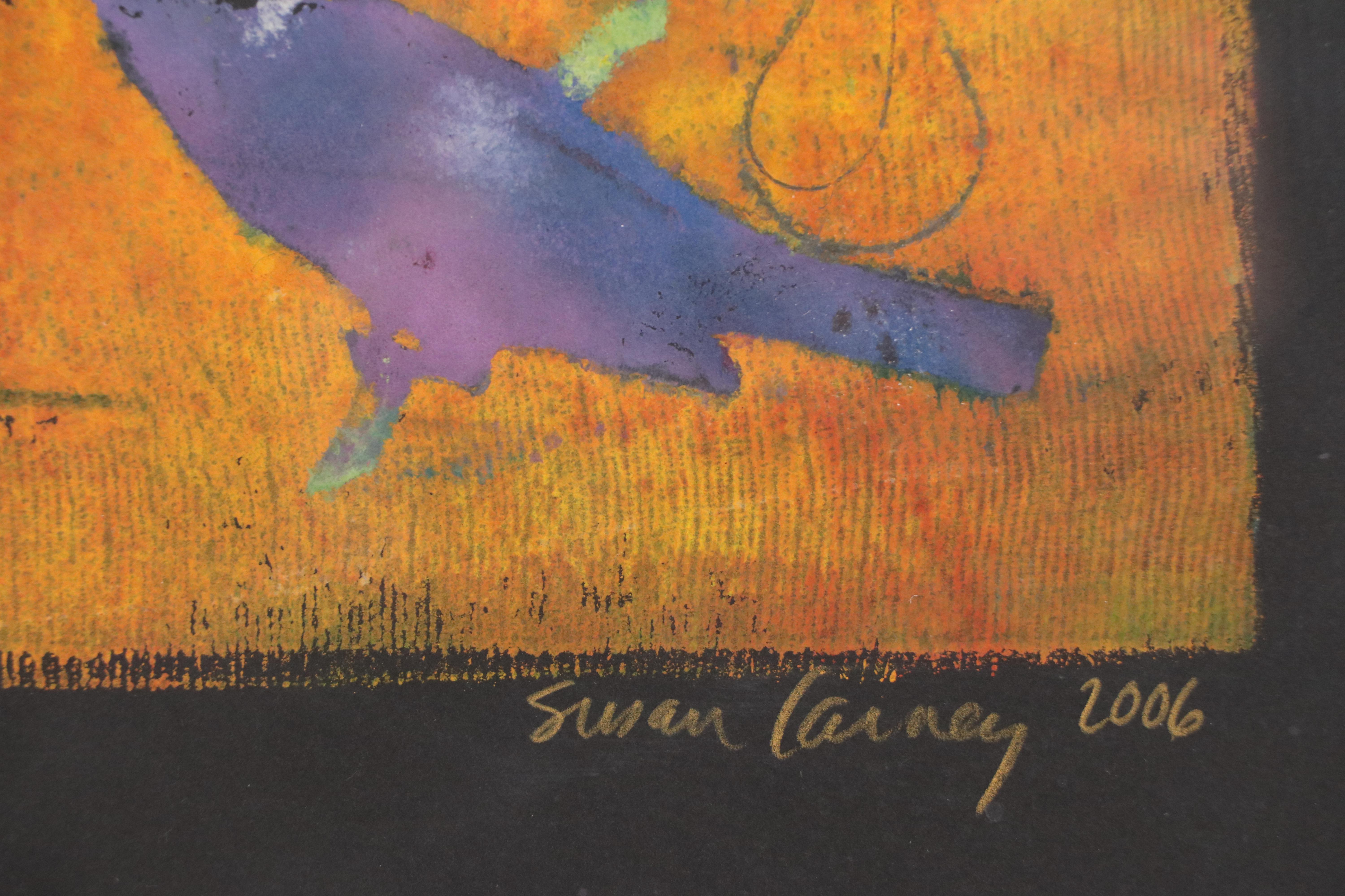 Susan Lainey Monoprint "I Know Why the Caged Bird Sings No. 15"