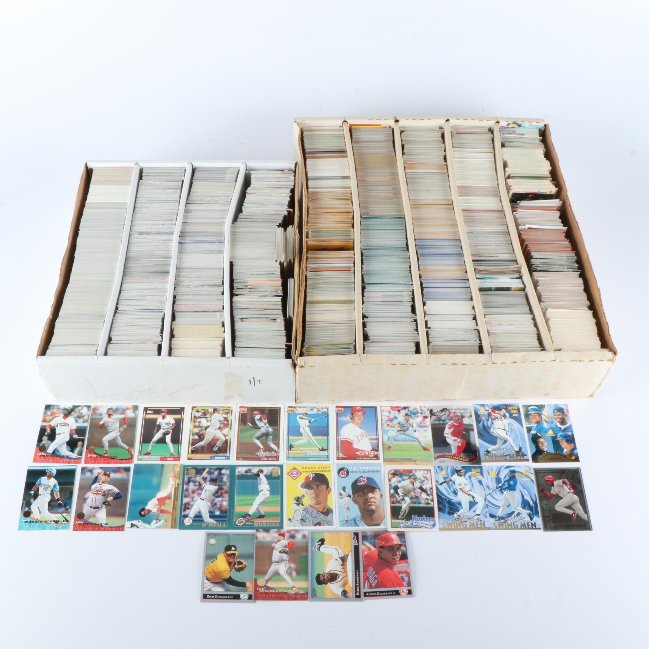 Approximately 7,000 Baseball Cards, 1990s to 2000s