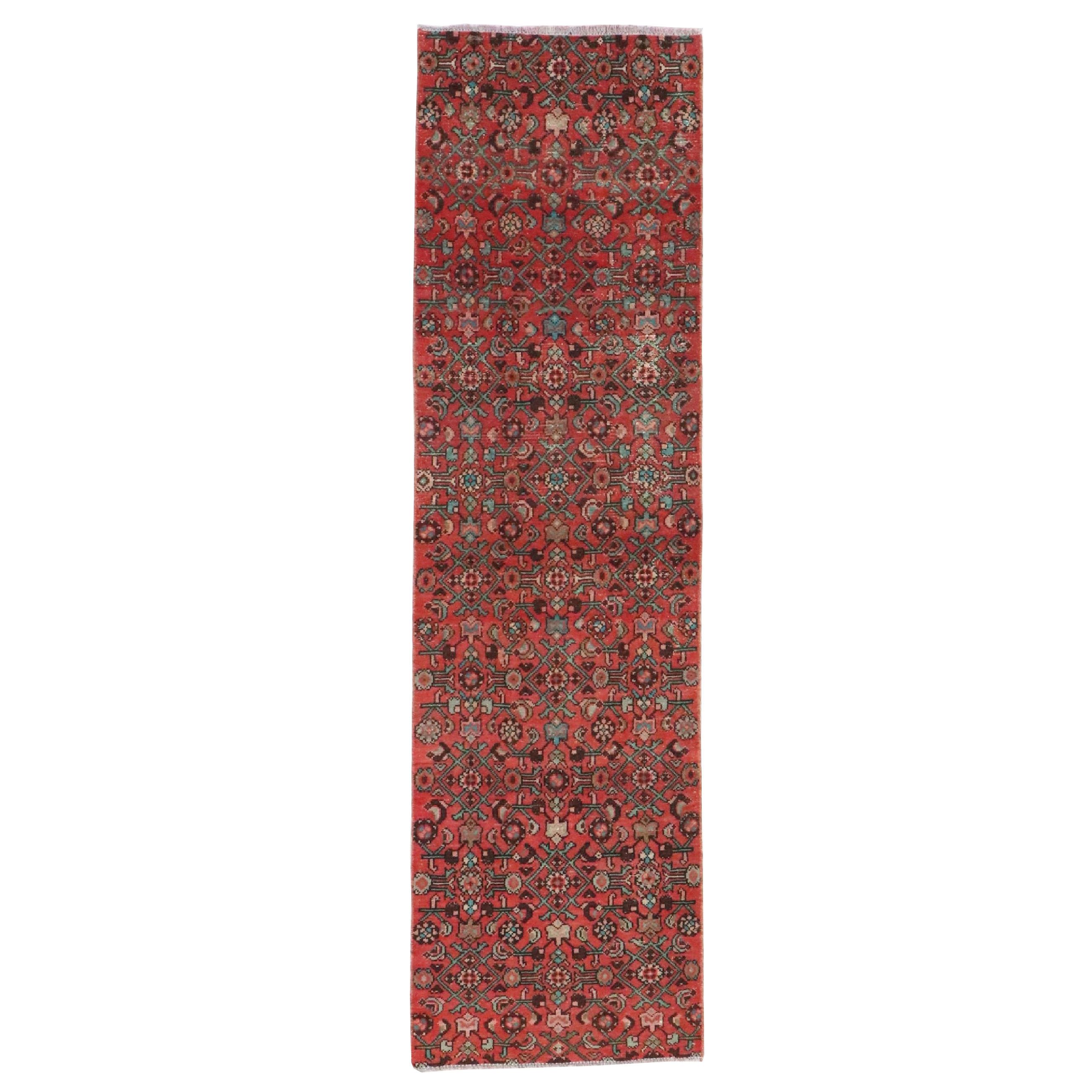 2'6 x 8'10 Hand-Knotted Persian Veramin Carpet Runner