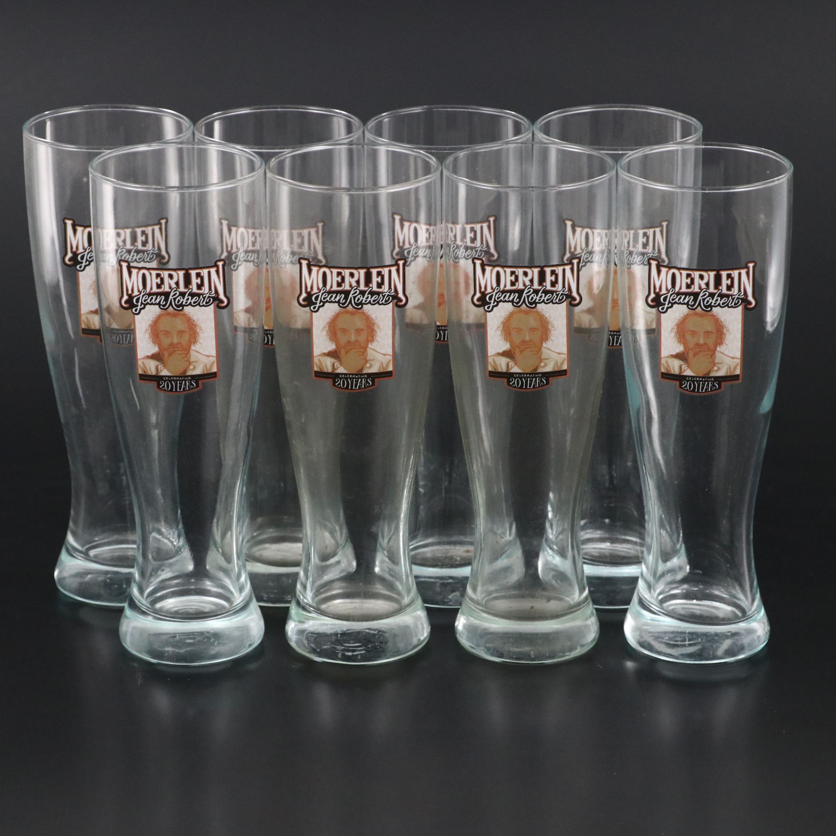 Moerlein Jean-Robert de Cavel Beer Glasses