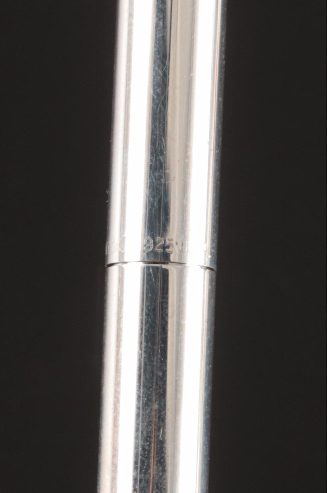 Tiffany & Co. Sterling Silver Double Ballpoint Pen Stand with Pens