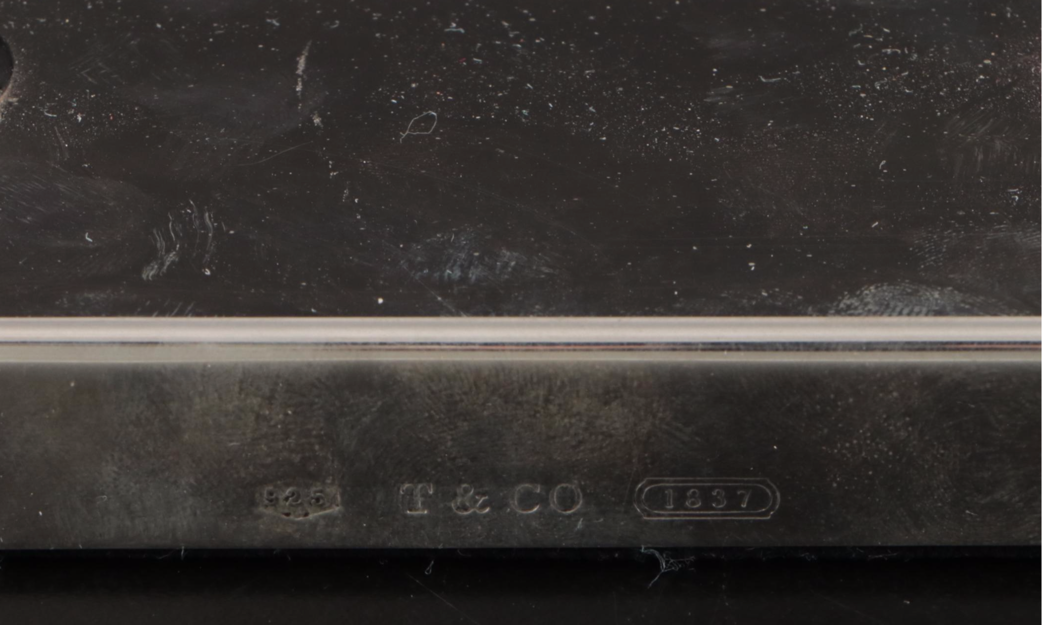 Tiffany & Co. Sterling Silver Double Ballpoint Pen Stand with Pens