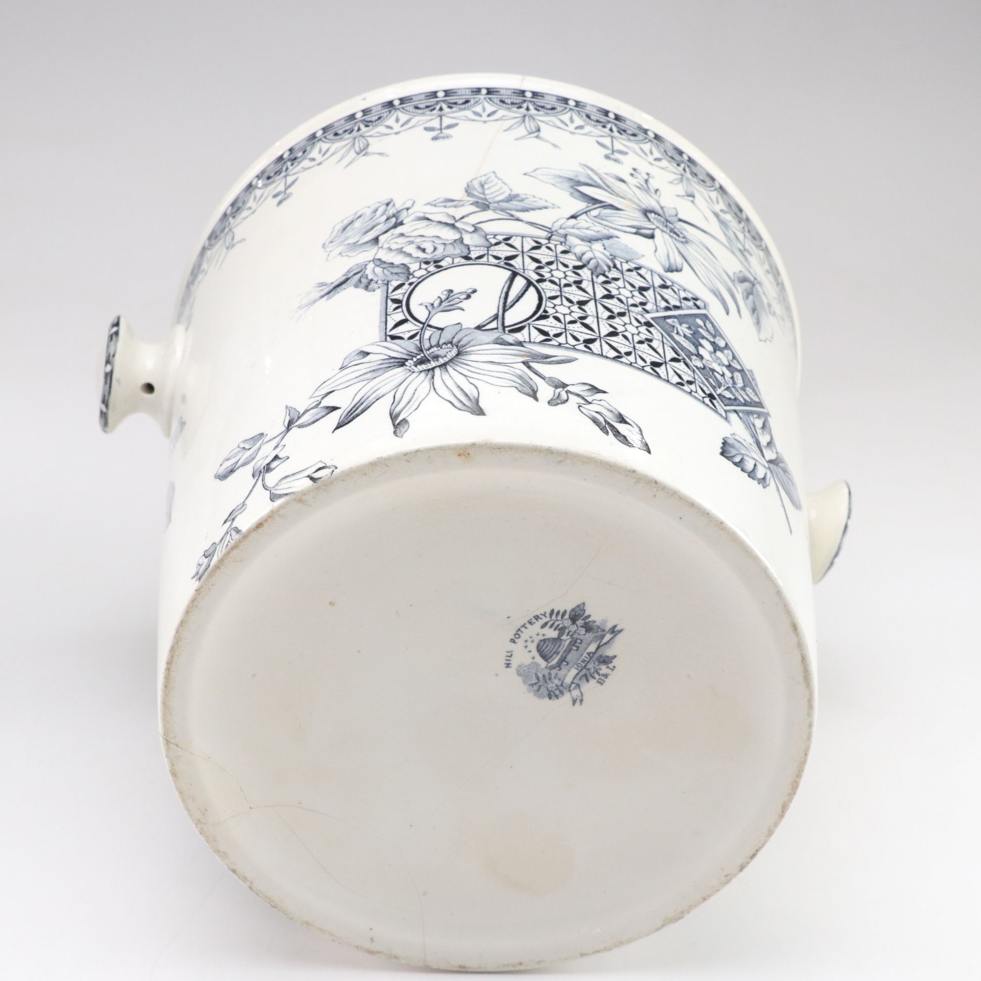 Hill Pottery "Ionia" and Maddock & Co. Transferware Planters