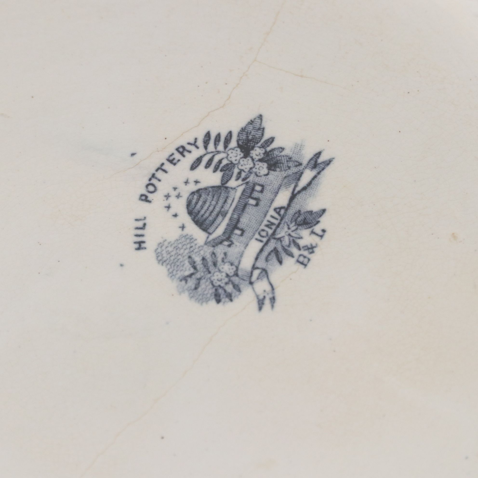 Hill Pottery "Ionia" and Maddock & Co. Transferware Planters