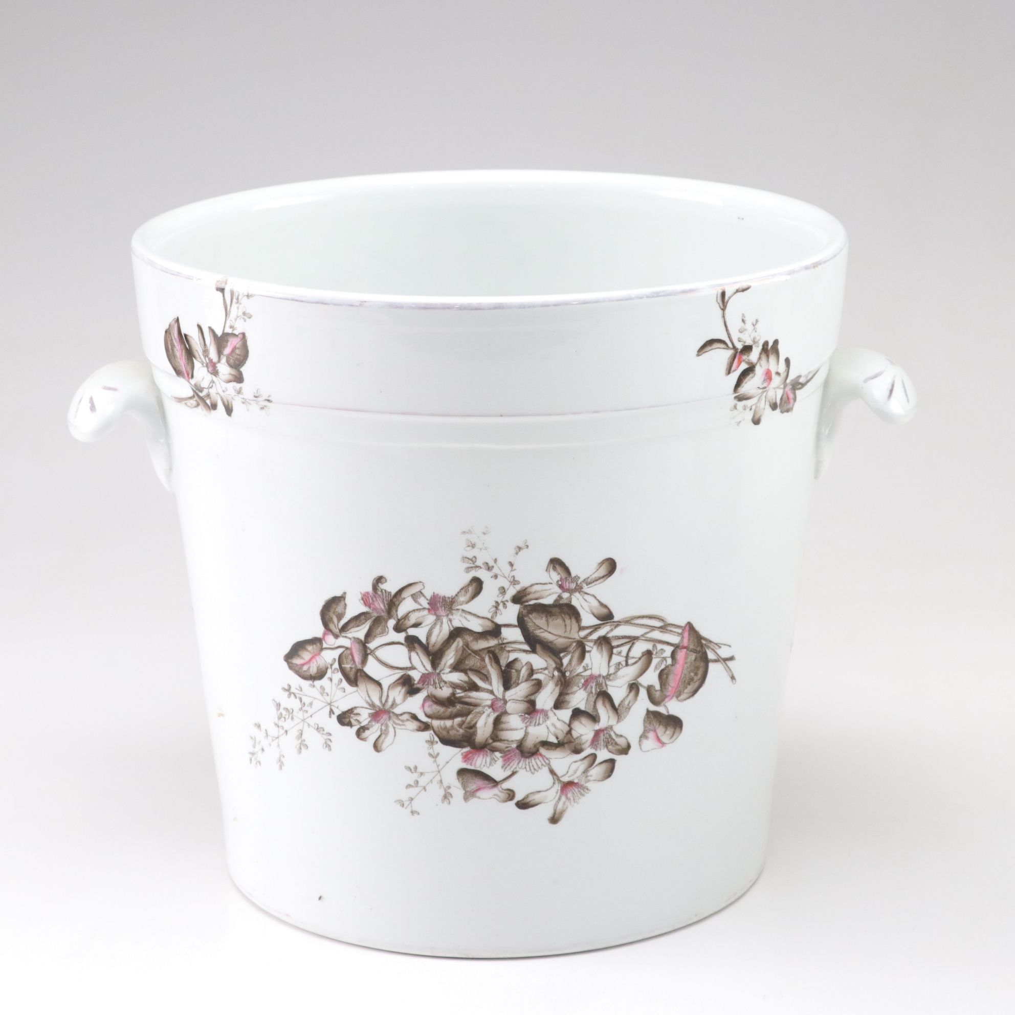 Hill Pottery "Ionia" and Maddock & Co. Transferware Planters