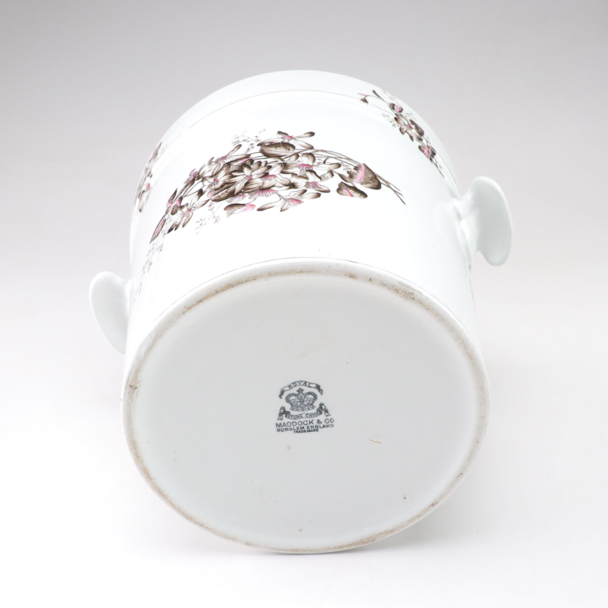 Hill Pottery "Ionia" and Maddock & Co. Transferware Planters