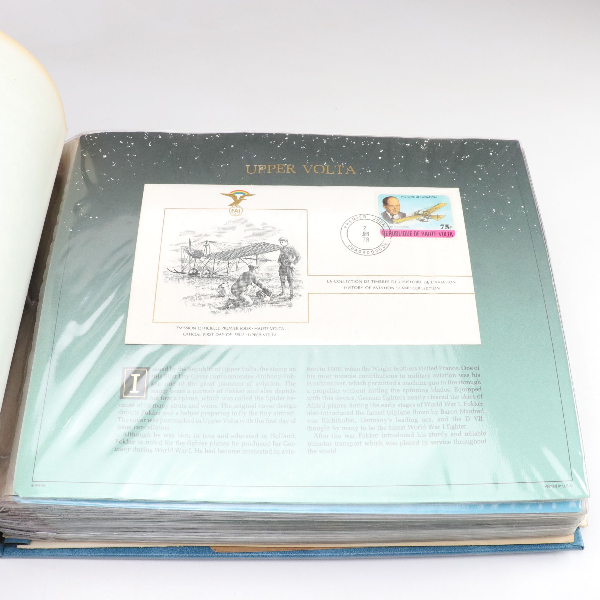 "History of Aviation", "Worldwide Stamp Album", and More Postage Stamps