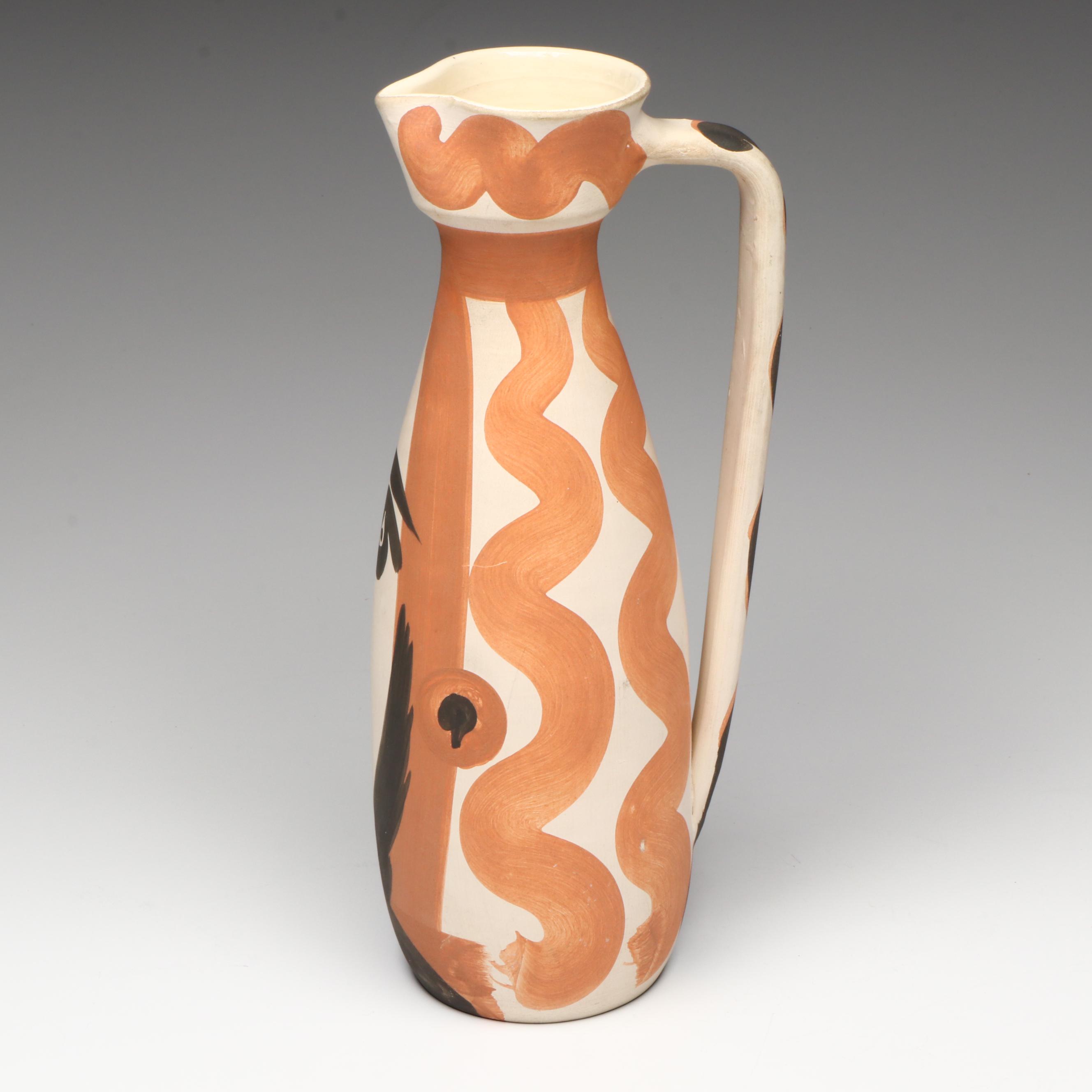 Pablo Picasso "Visage" Pitcher, 1955