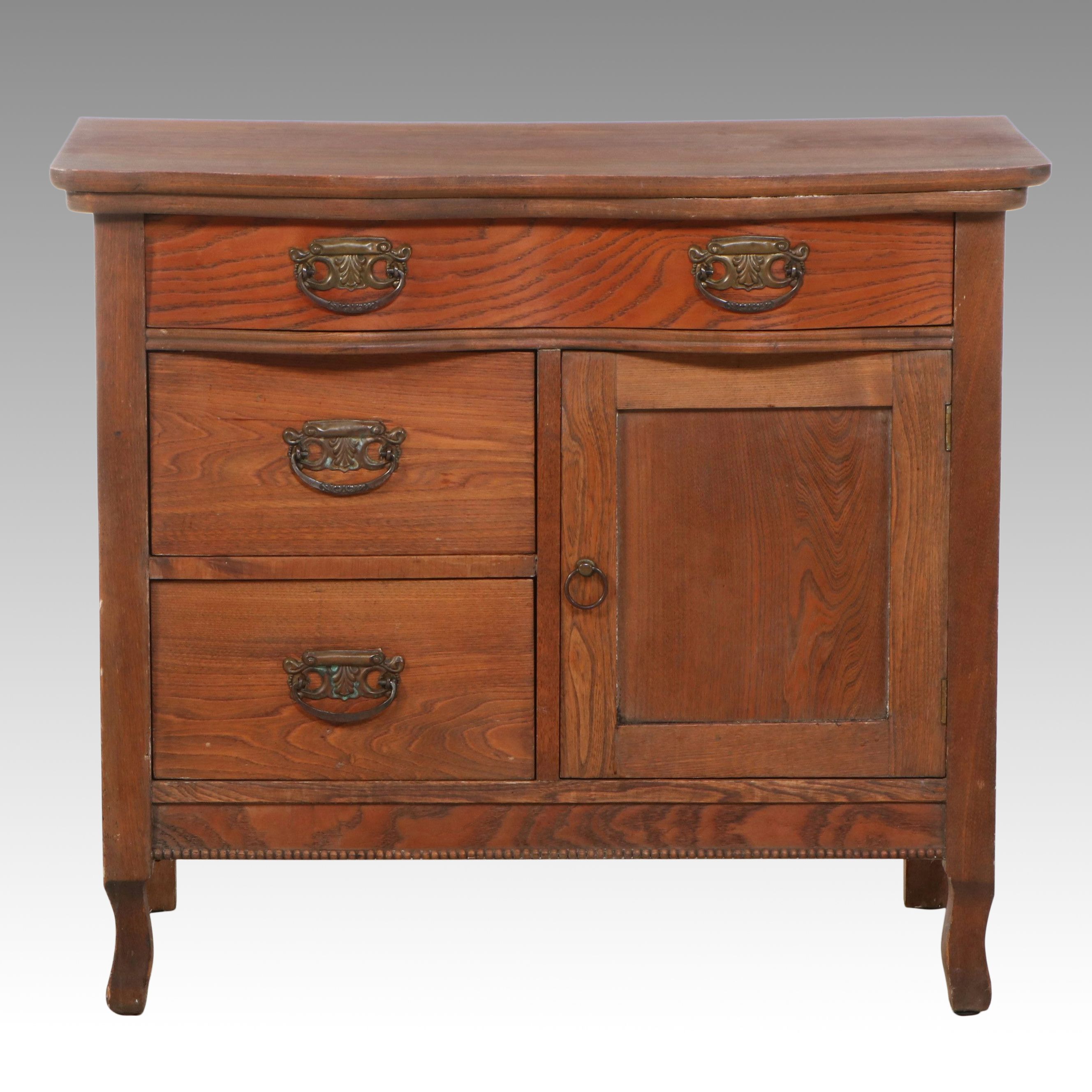 Victorian Oak Washstand