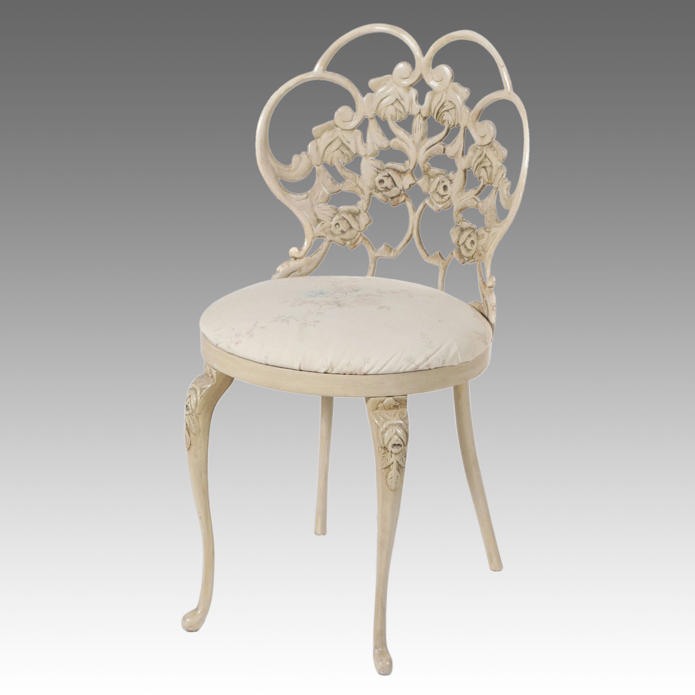 Kessler Industries Painted Cast Metal Chair