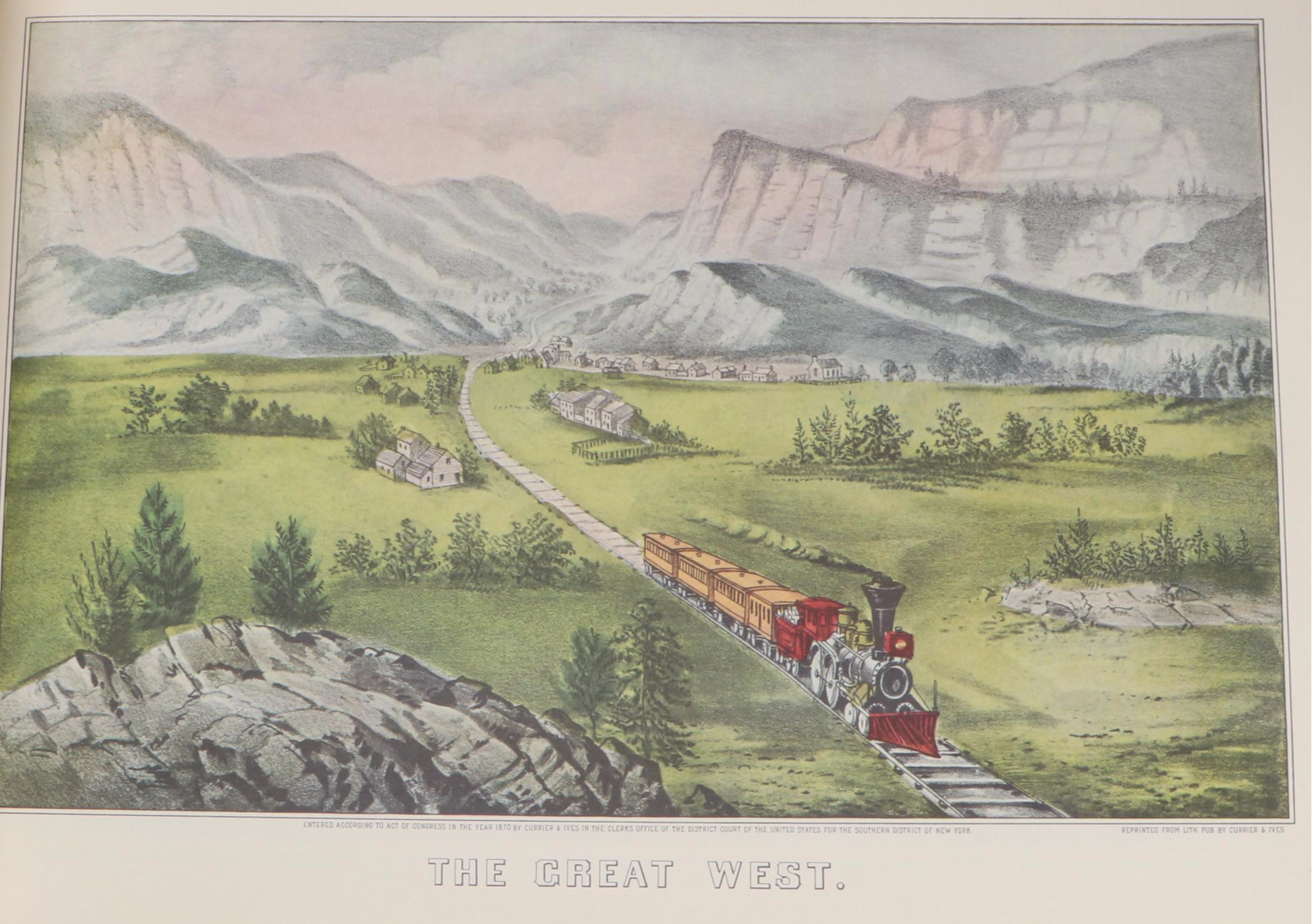 Illustrated "Currier & Ives' America" Folio Edited by Colin Simkin, 1952