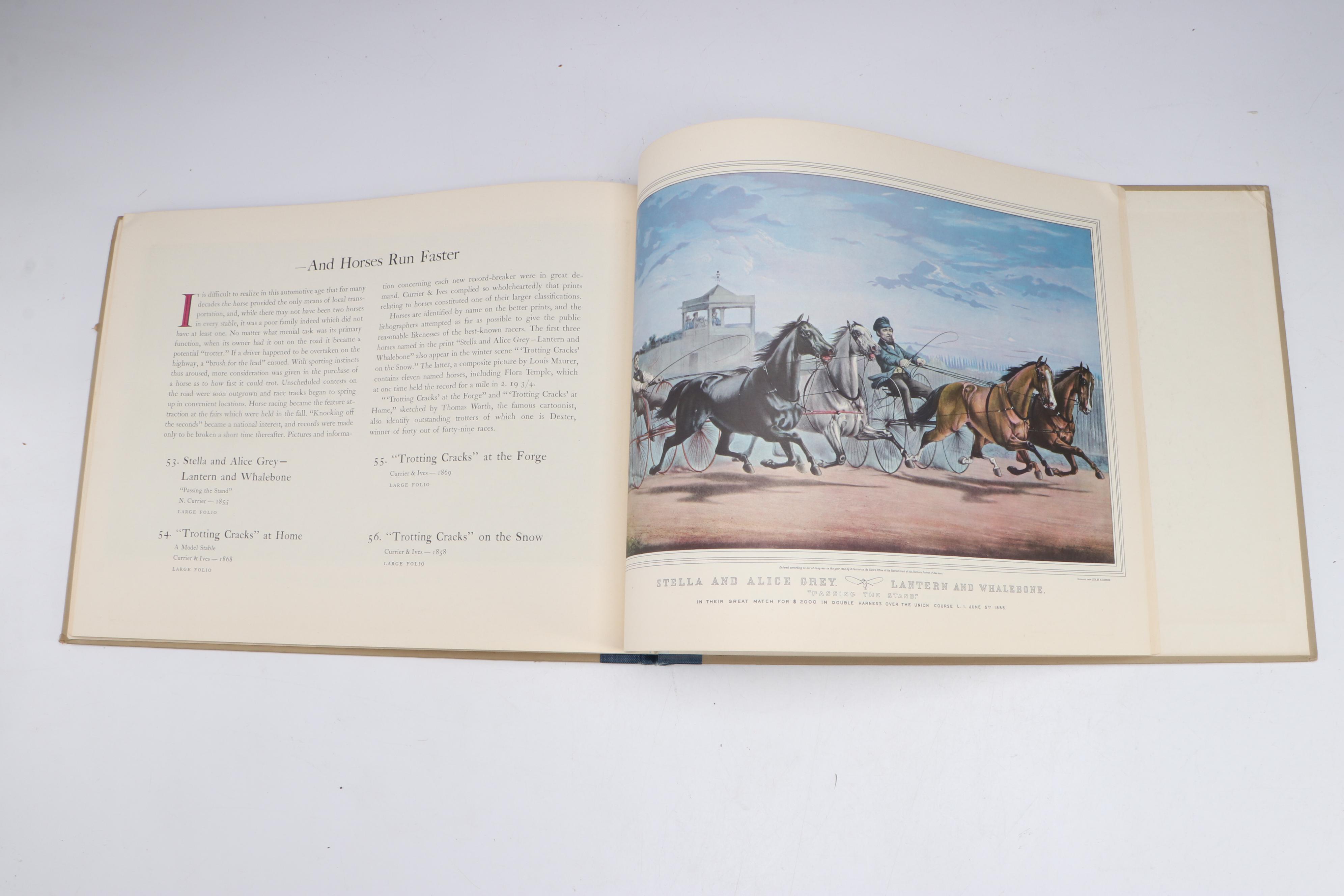 Illustrated "Currier & Ives' America" Folio Edited by Colin Simkin, 1952