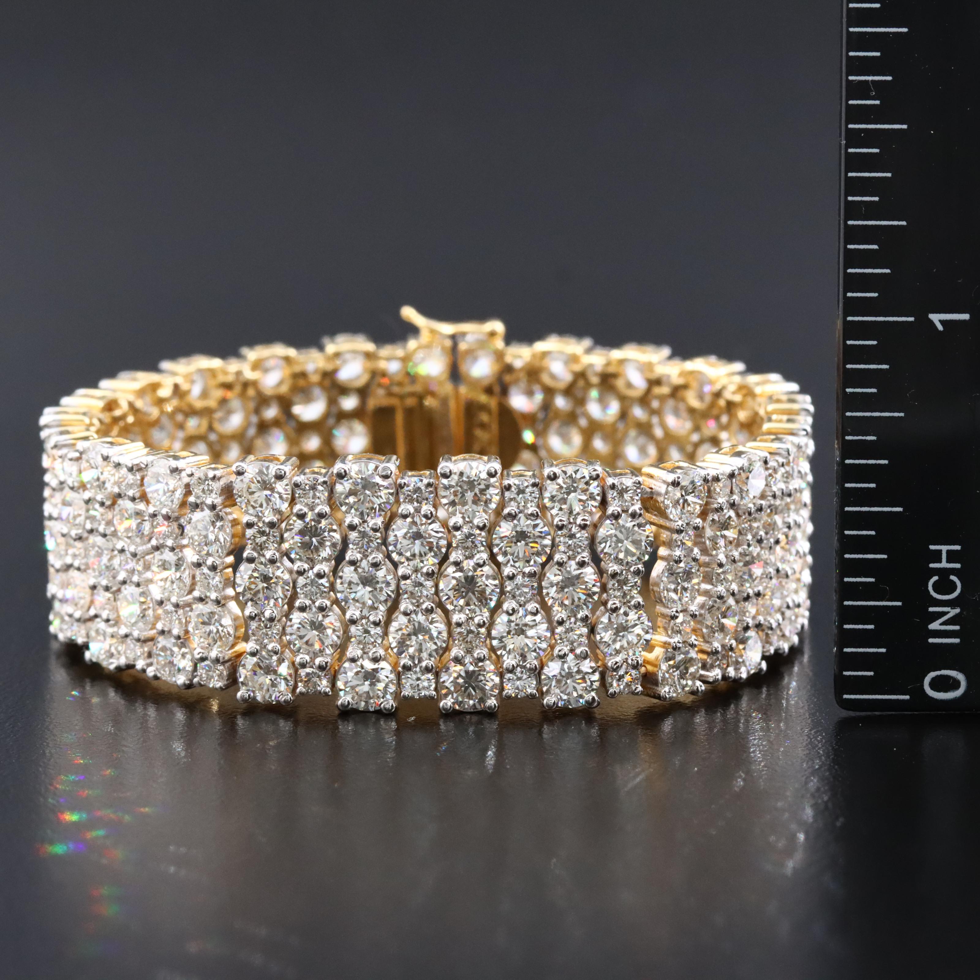 14K 23.70 CTW Diamond Bracelet