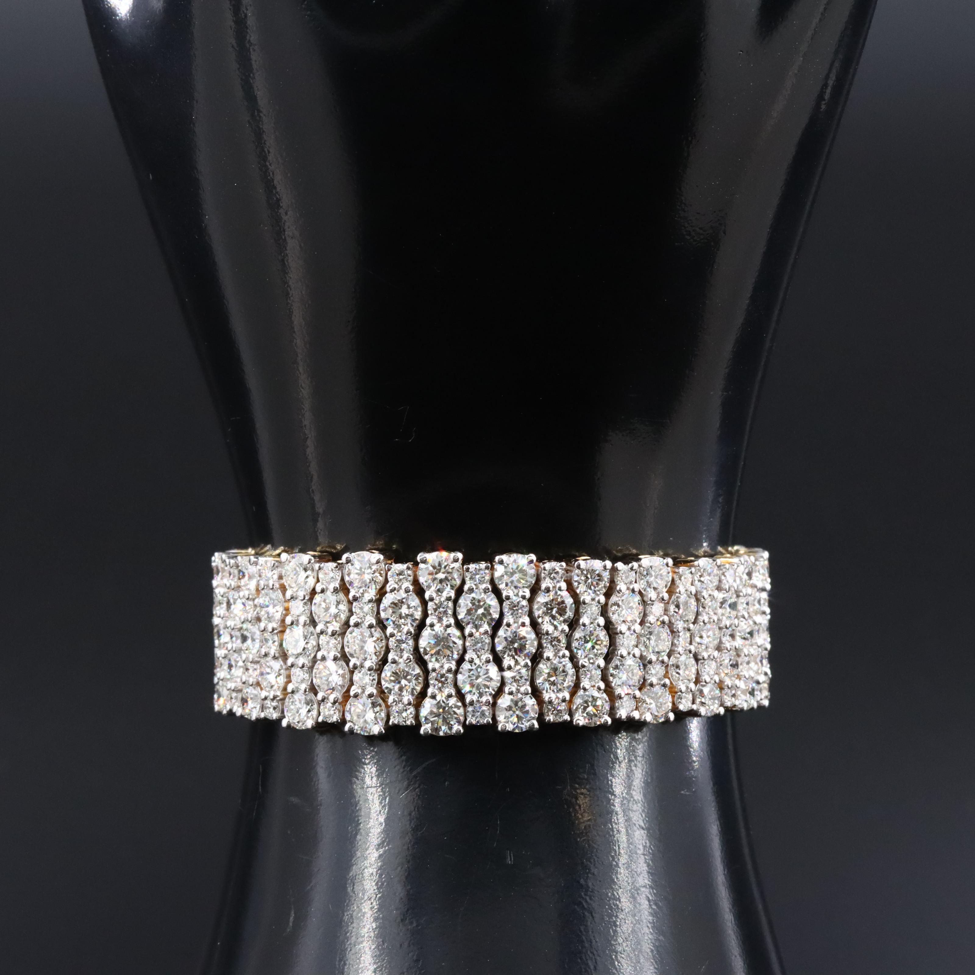 14K 23.70 CTW Diamond Bracelet