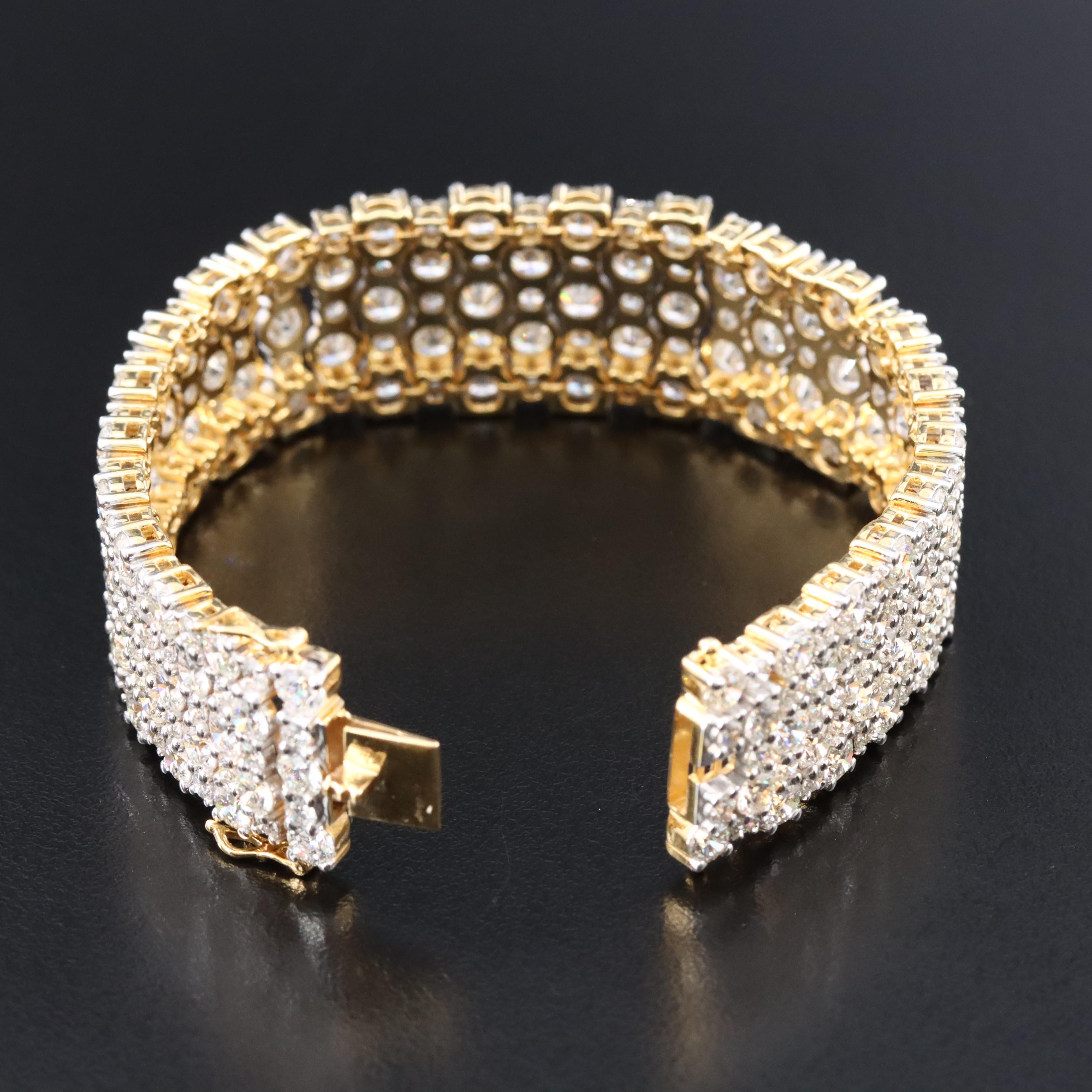 14K 23.70 CTW Diamond Bracelet