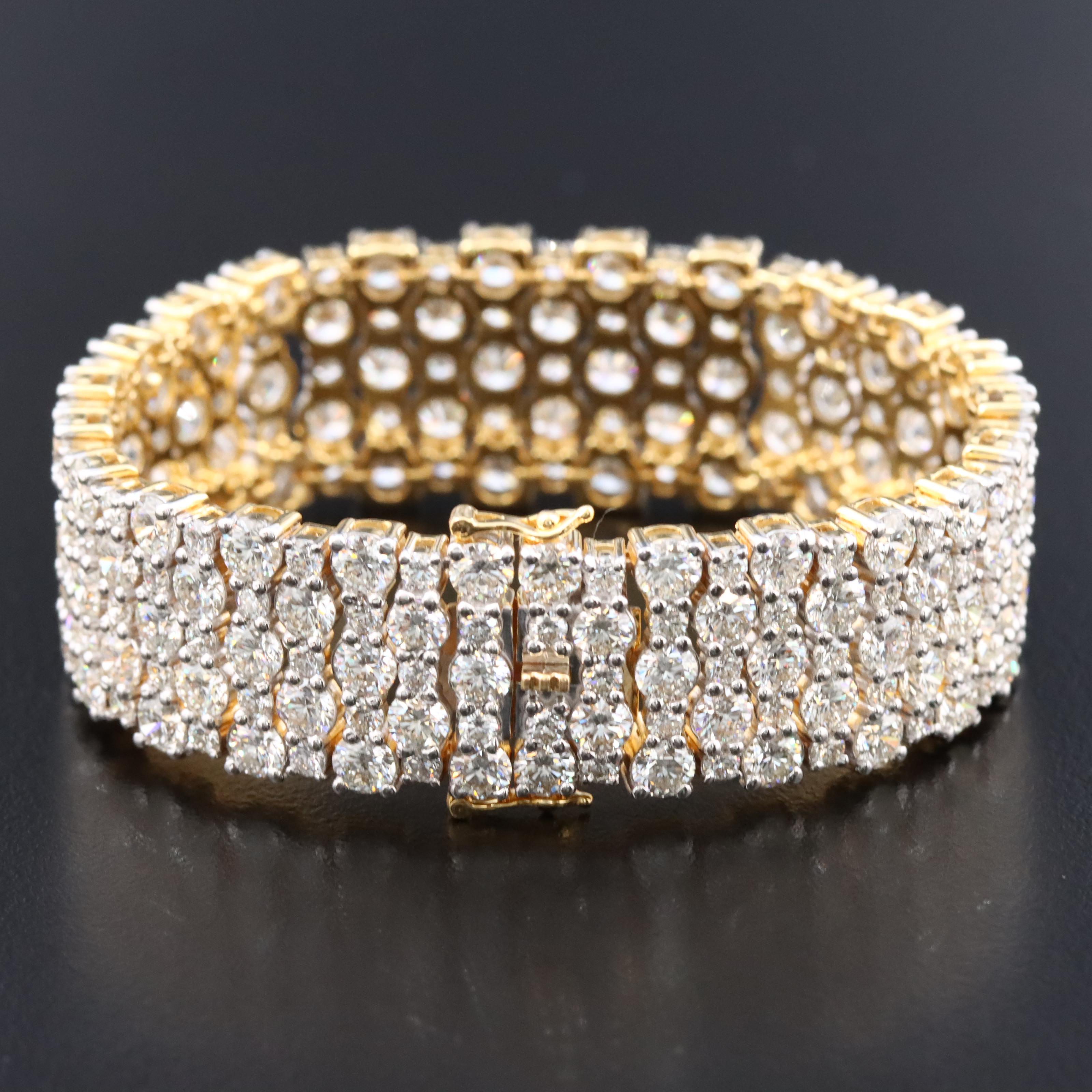 14K 23.70 CTW Diamond Bracelet