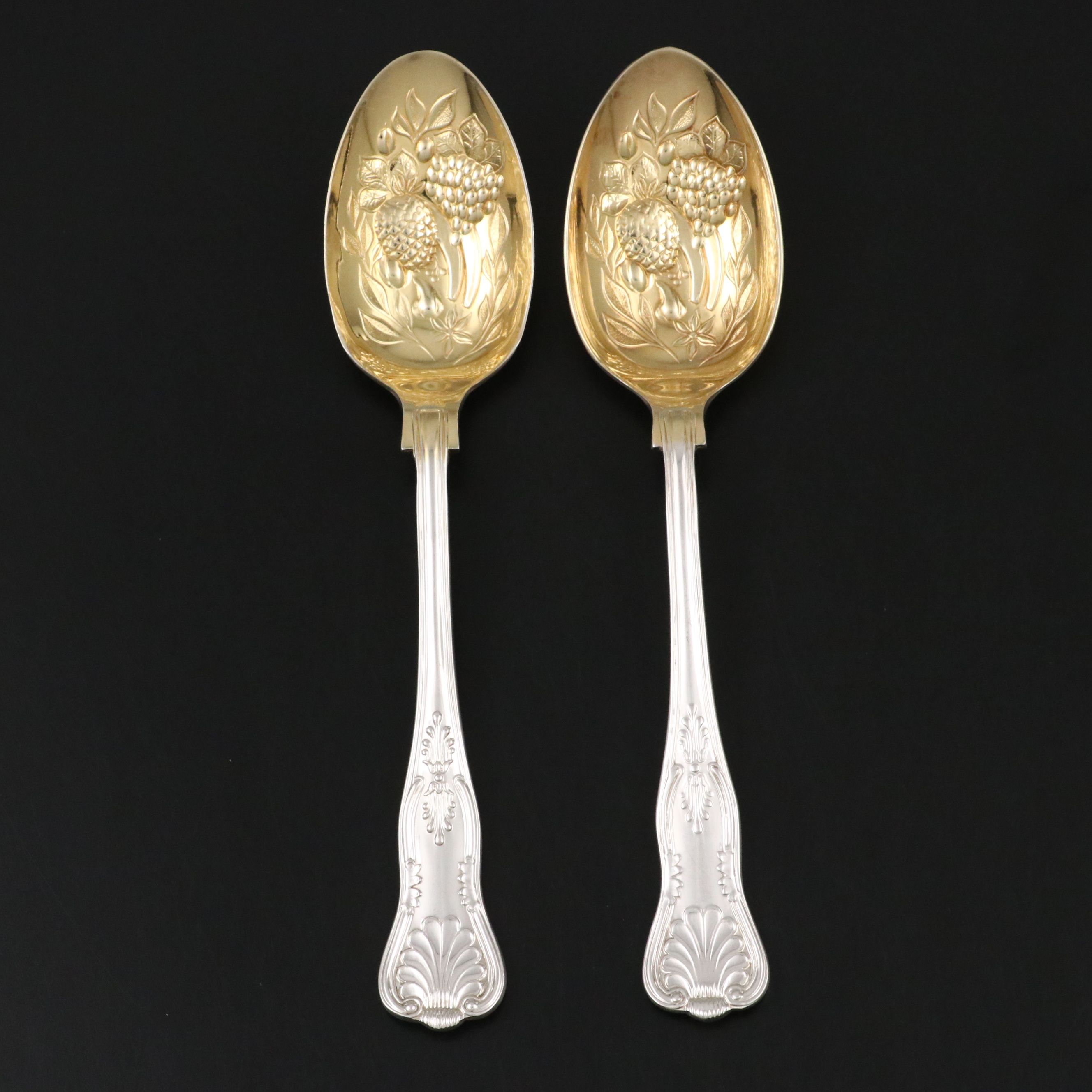 Lenox "Holiday" Bowls and Plates with Candlesticks and Repoussé Berry Spoons