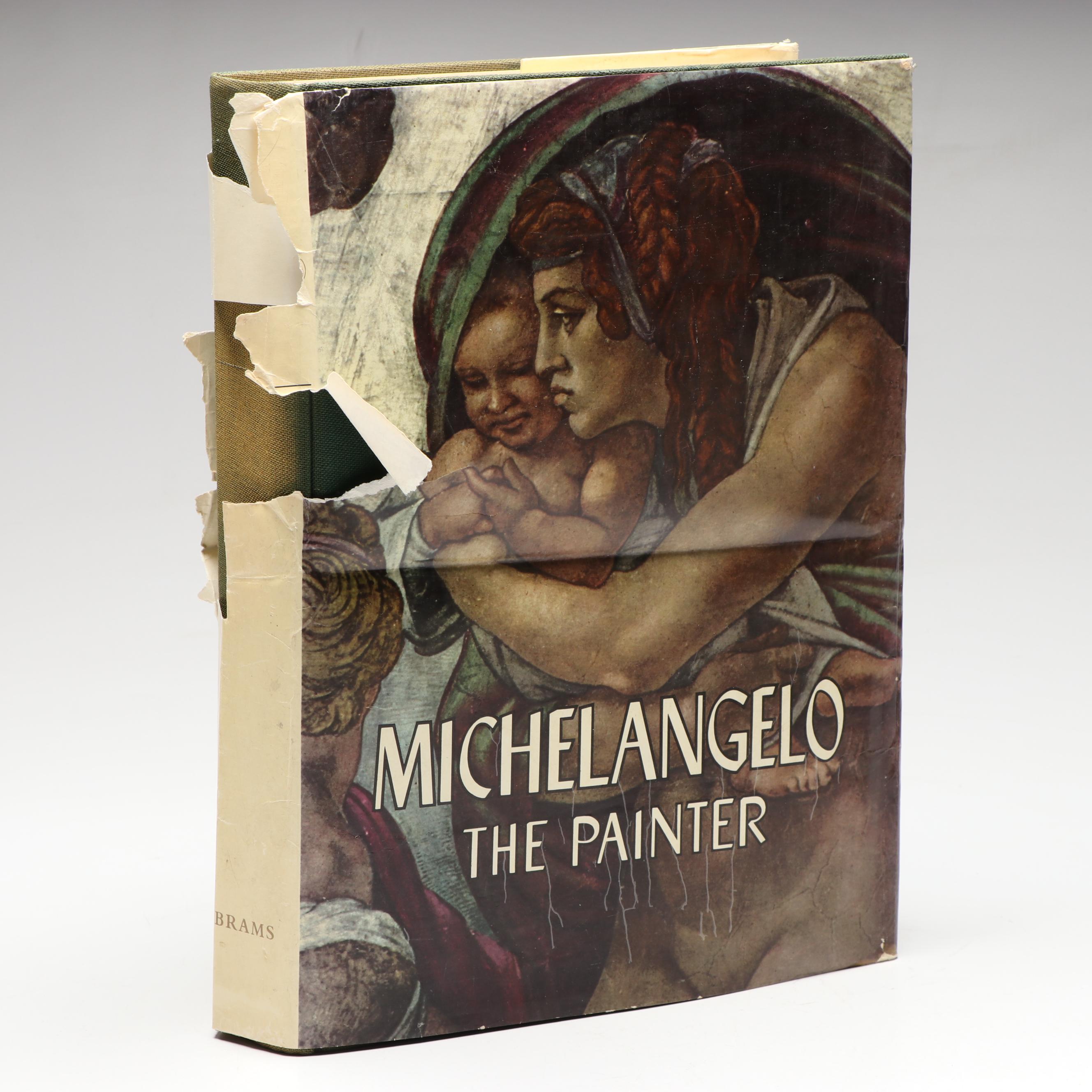 First Edition "Michelangelo the Painter" by Valerio Mariani, 1964