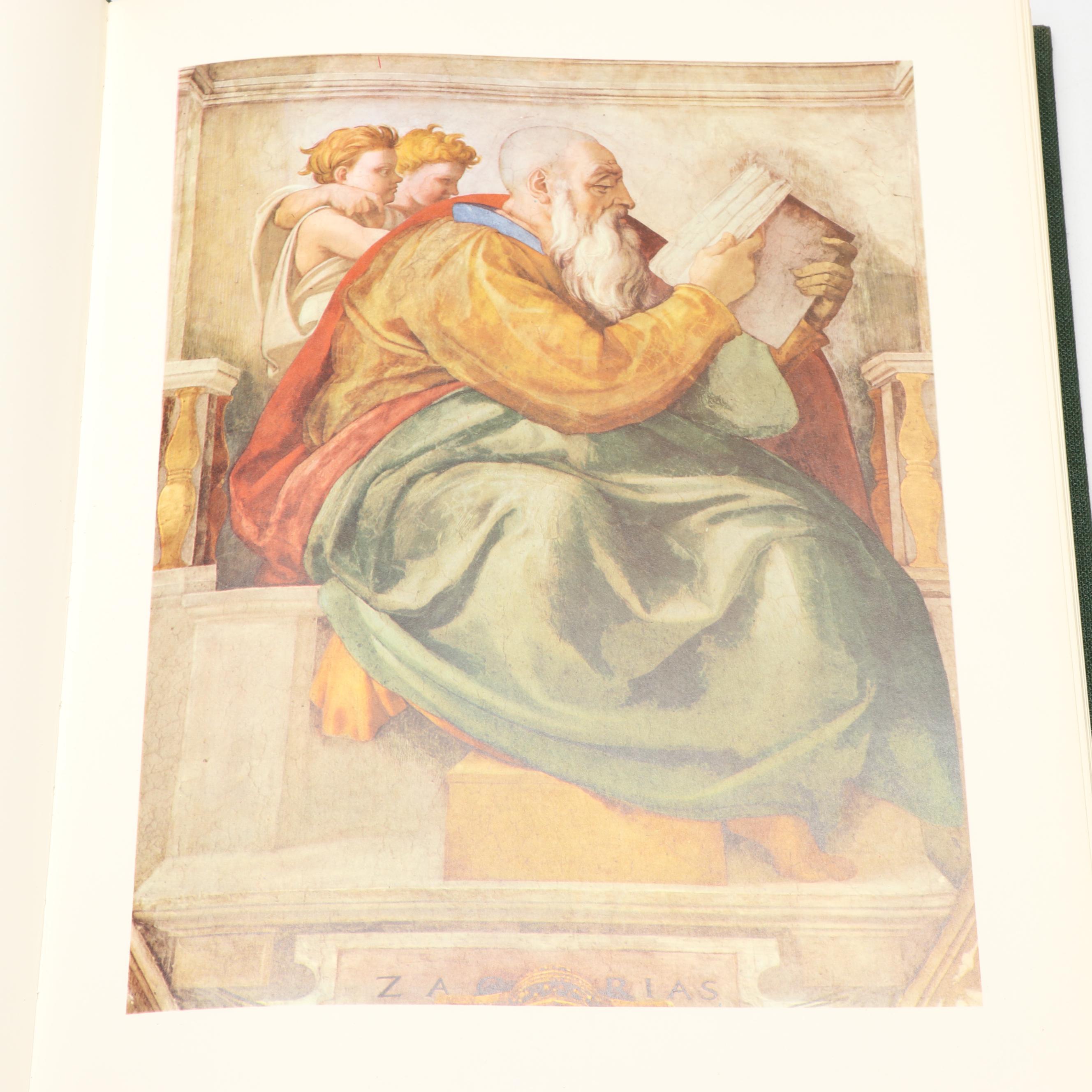 First Edition "Michelangelo the Painter" by Valerio Mariani, 1964