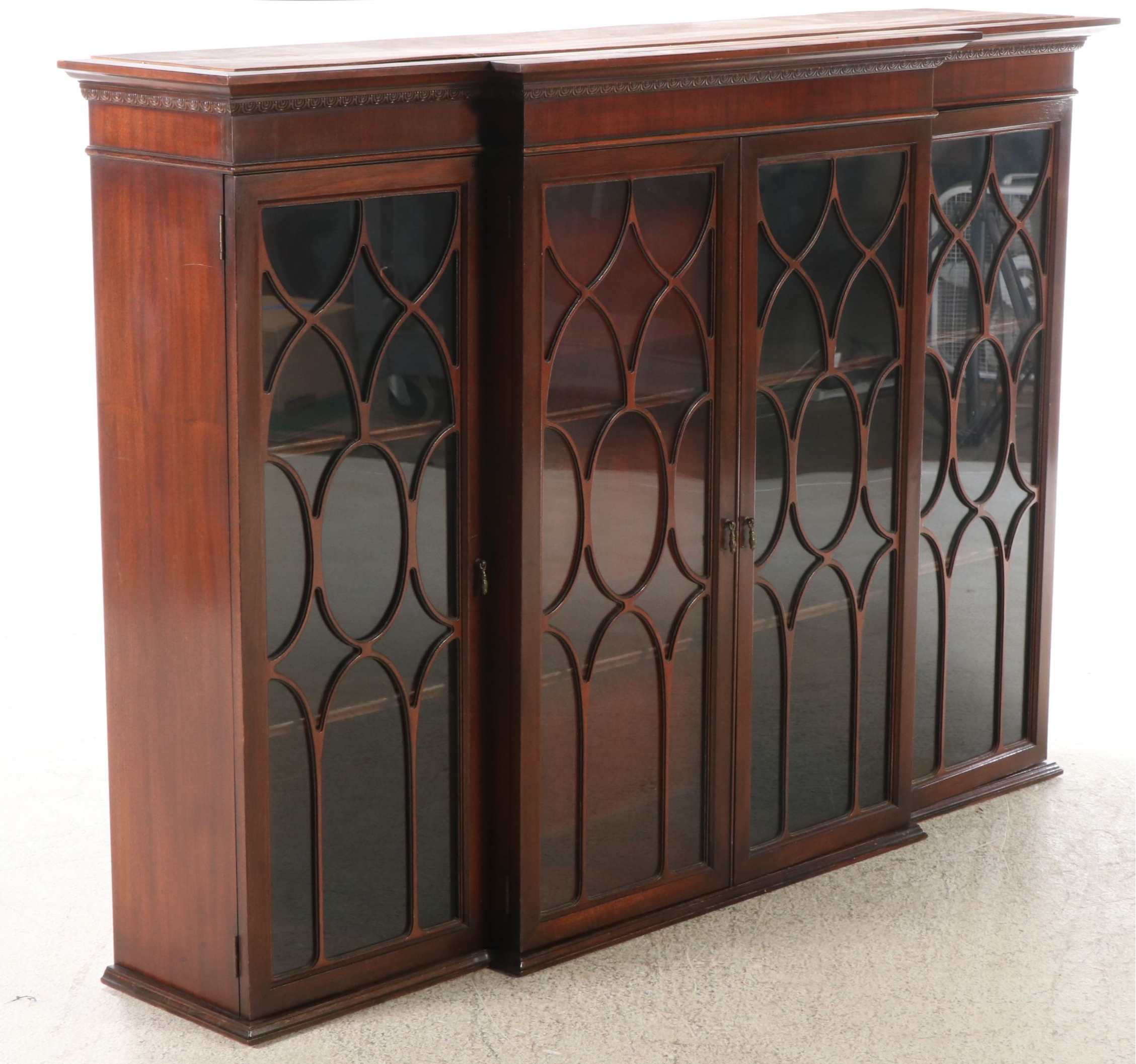 Traditional Style Mahogany China Cabinet