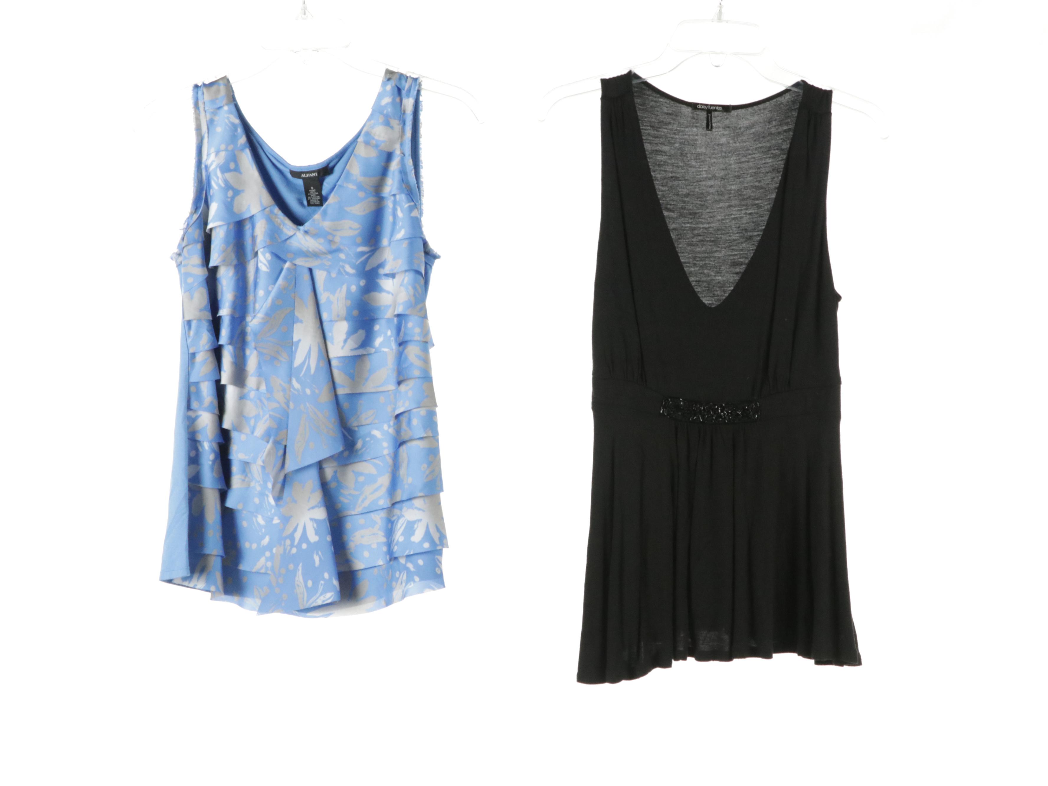 Danier Leather Jacket, Charter Club Silk Cardigan w/ Daisy Fuentes & Other Tops