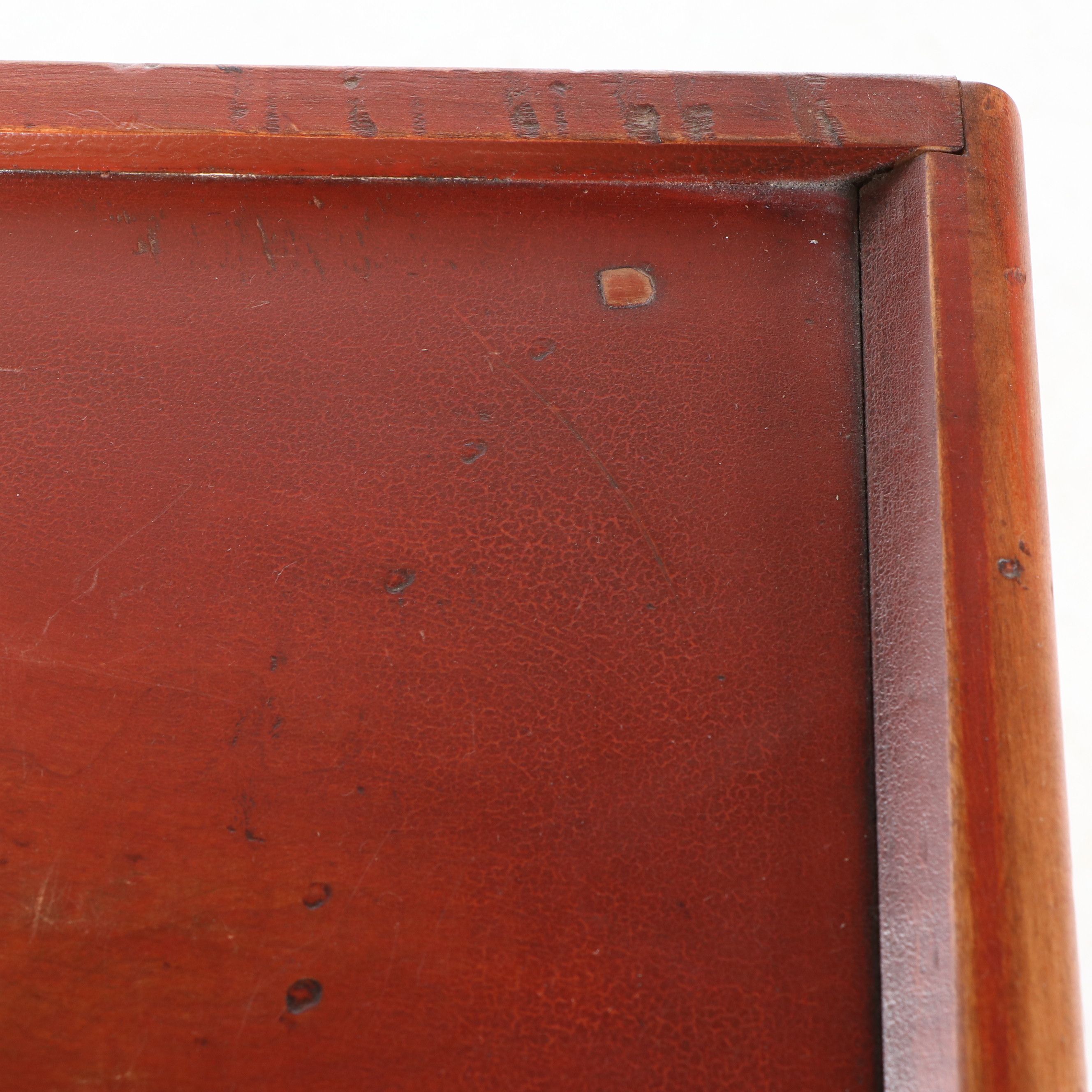 Early David T. Smith Queen Anne Style Single-Drawer Maple Lowboy