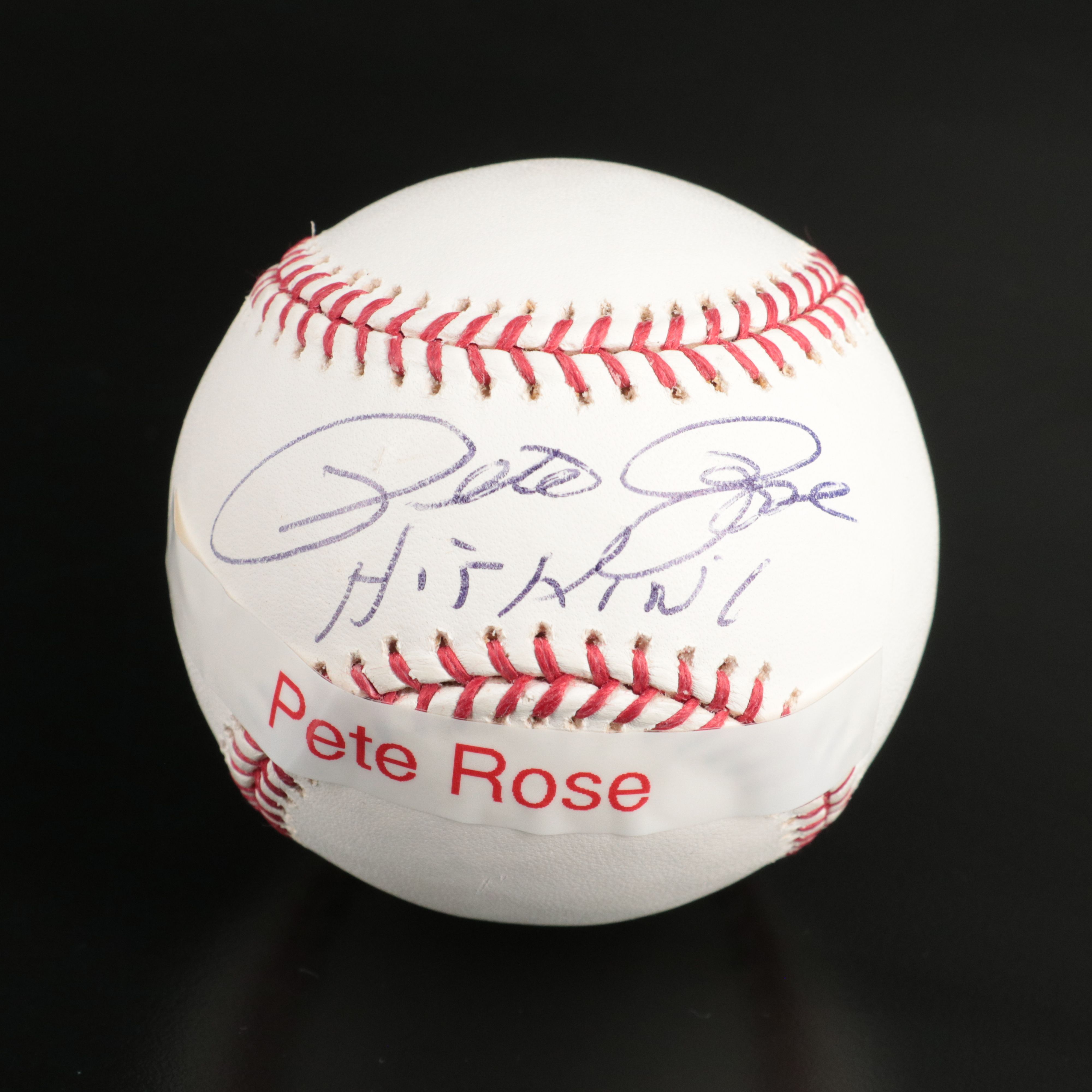 Pete Rose Signed Baseballs, Photograph, and More