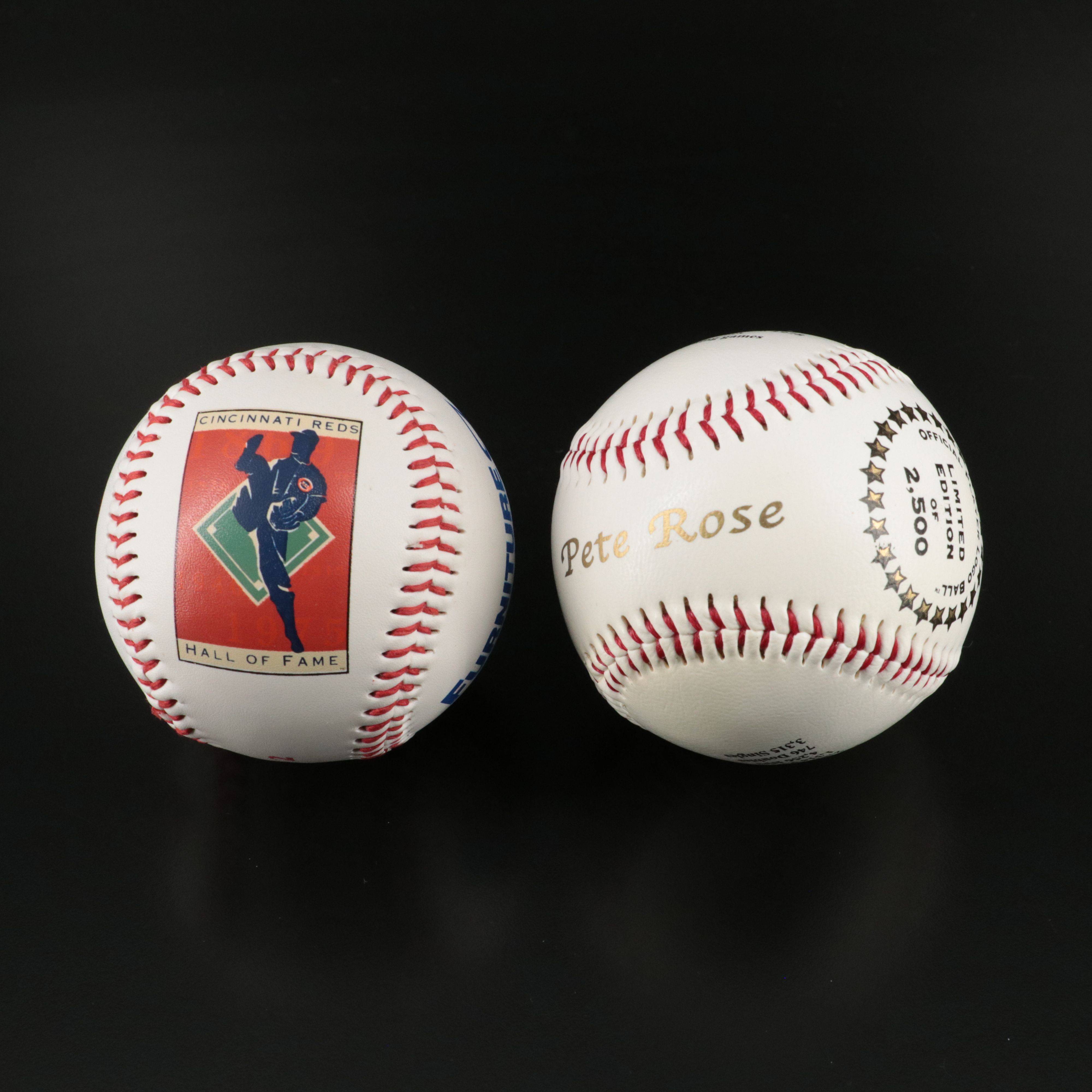 Pete Rose Signed Baseballs, Photograph, and More