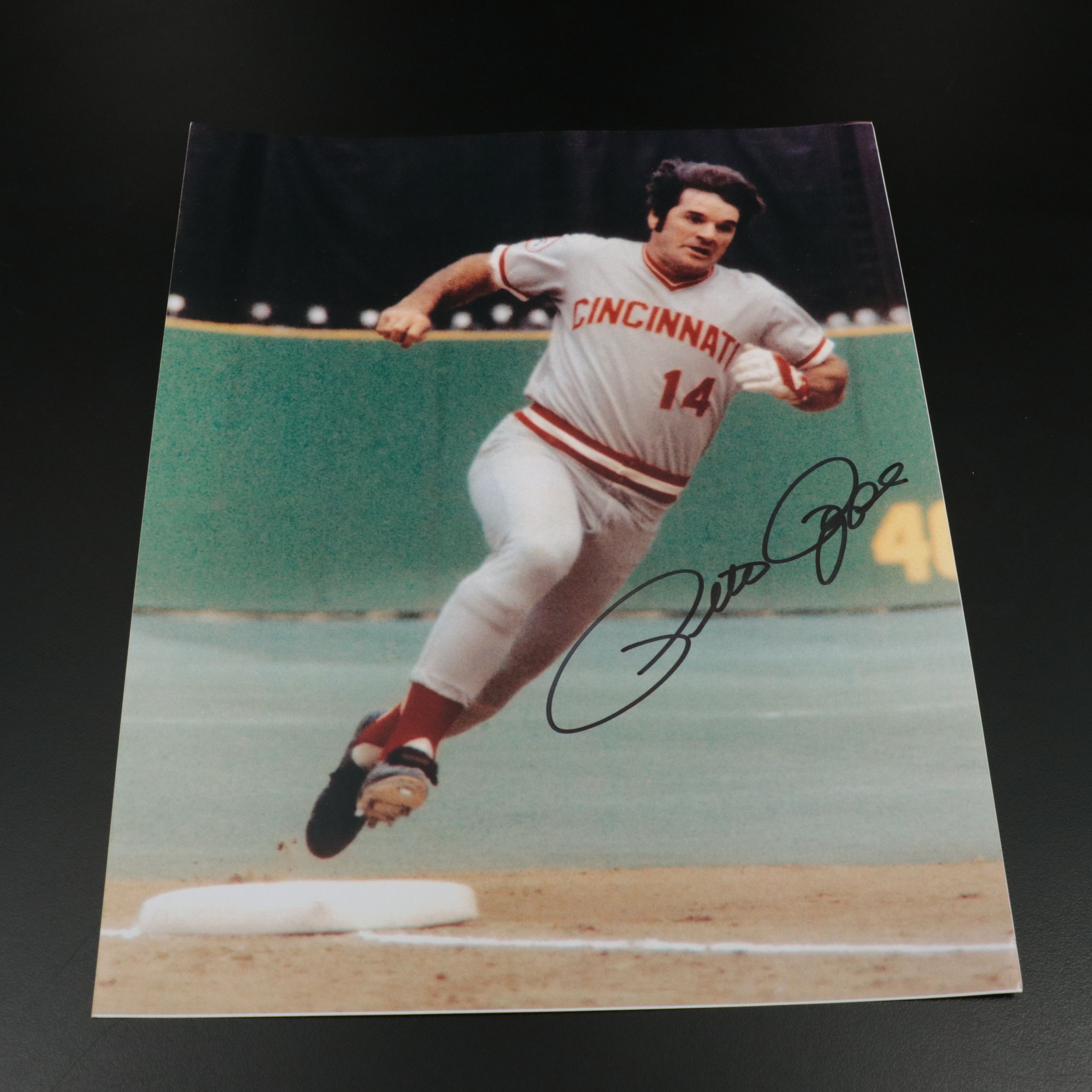 Pete Rose Signed Baseballs, Photograph, and More