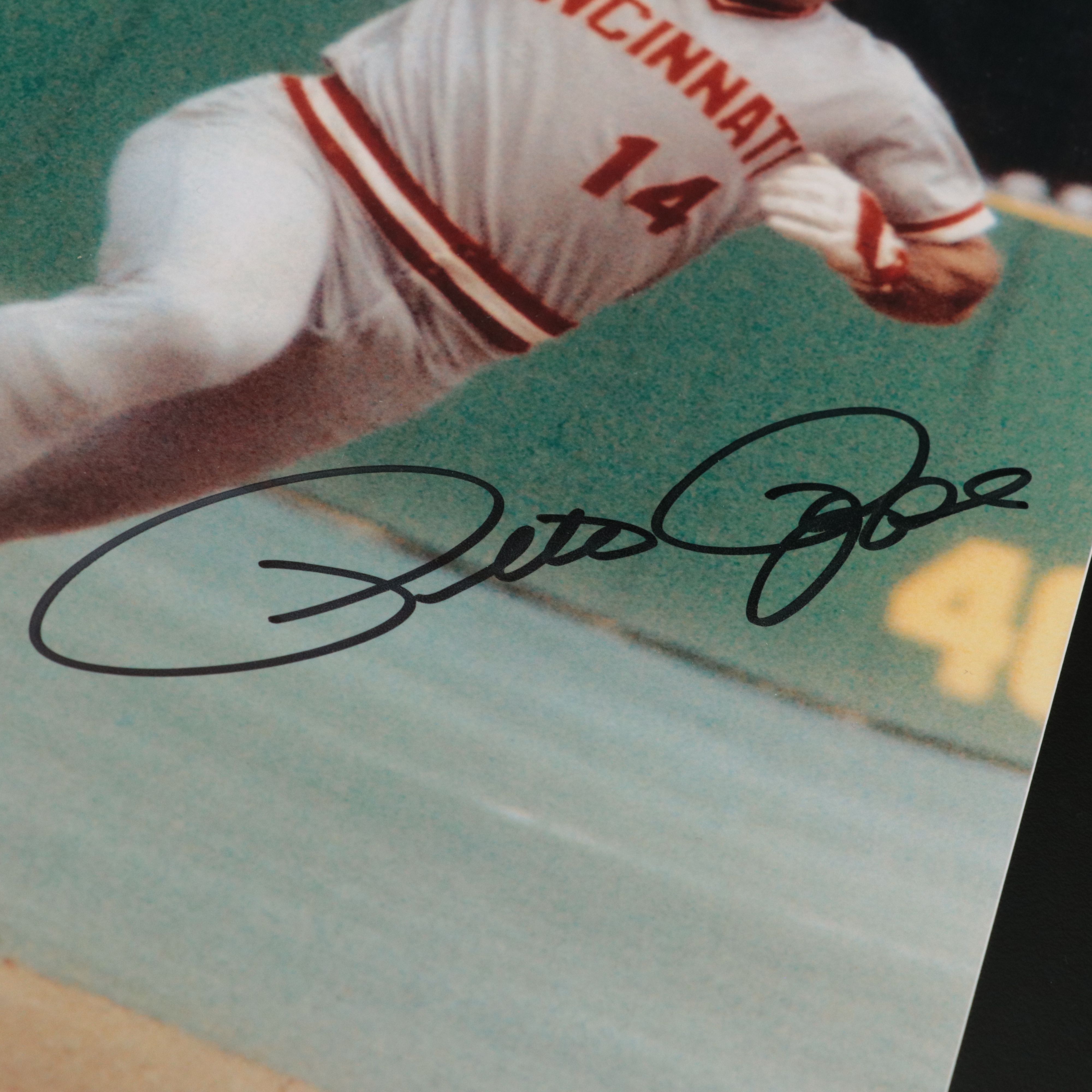 Pete Rose Signed Baseballs, Photograph, and More