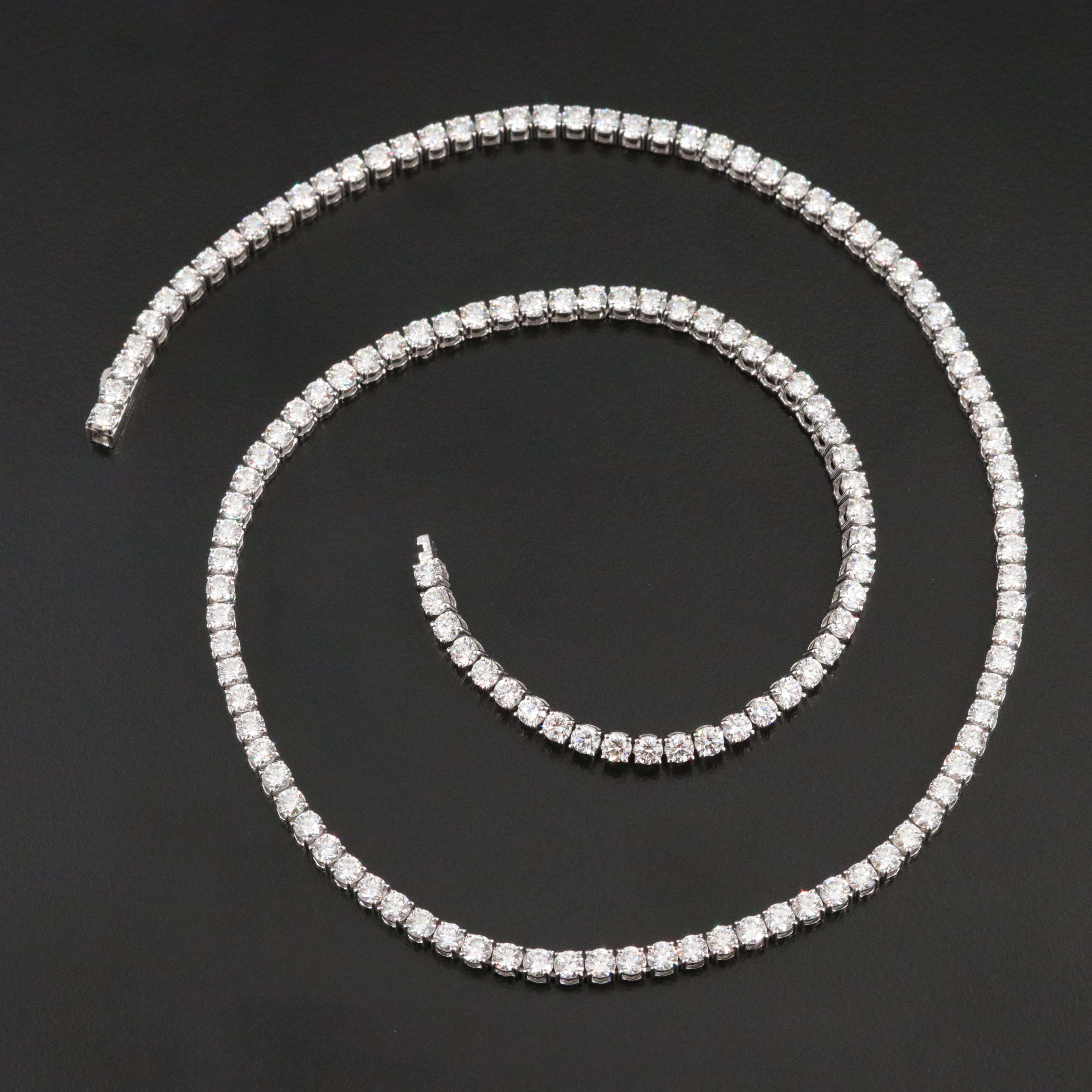 Platinum 11.80 CTW Diamond Necklace
