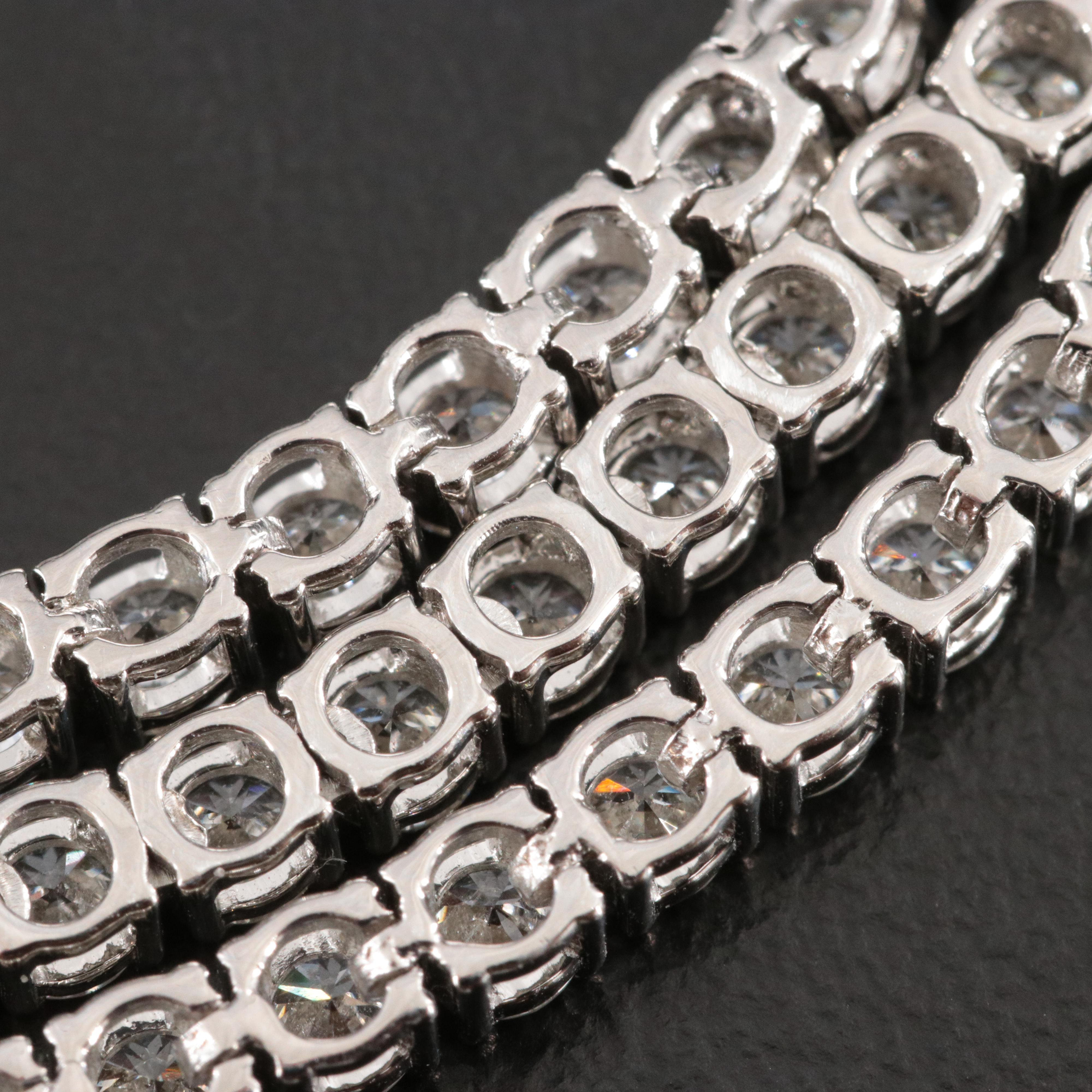 Platinum 11.80 CTW Diamond Necklace