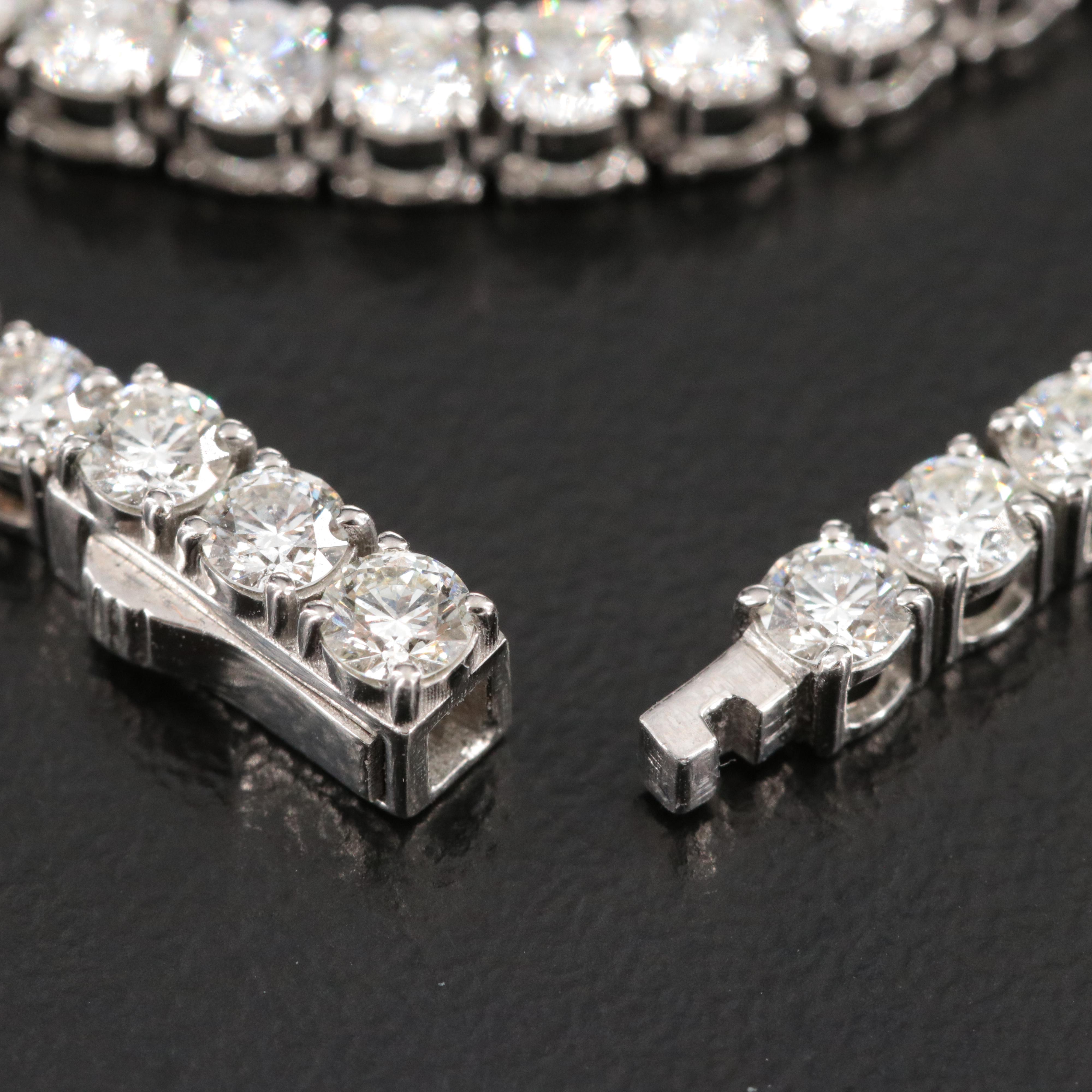Platinum 11.80 CTW Diamond Necklace