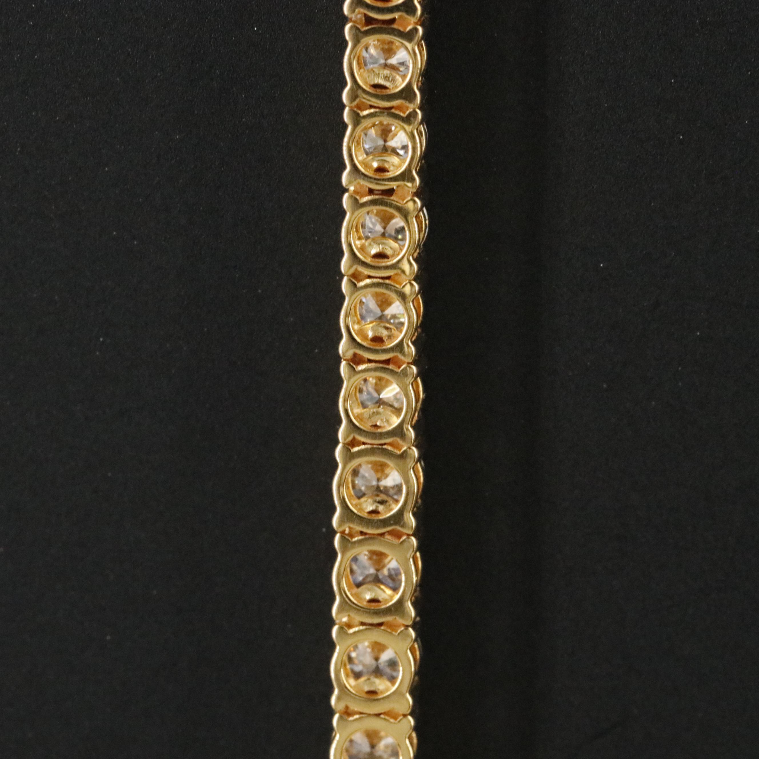 14K 10.87 CTW Diamond Riviera Necklace