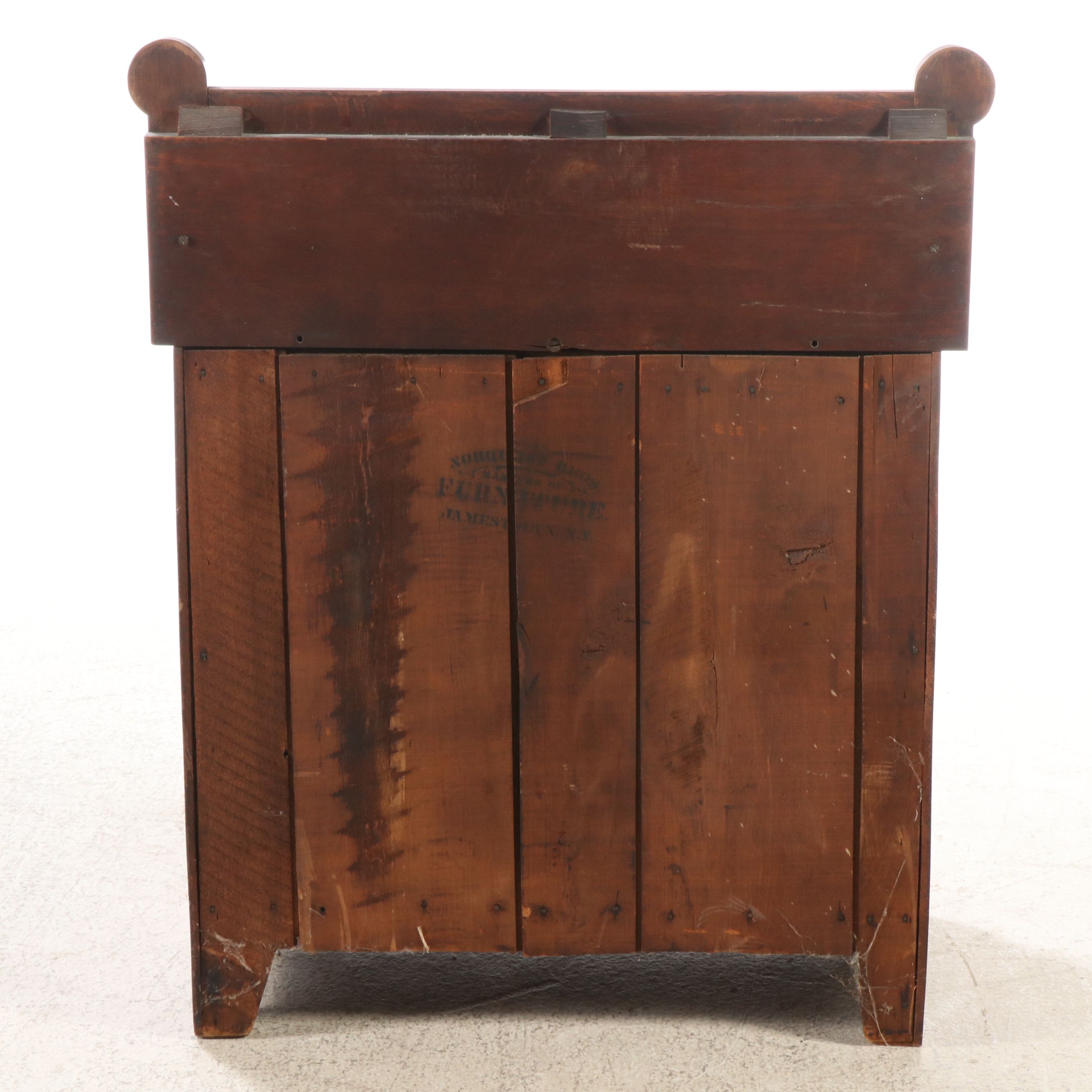 Antique Eastlake Sycamore Washstand