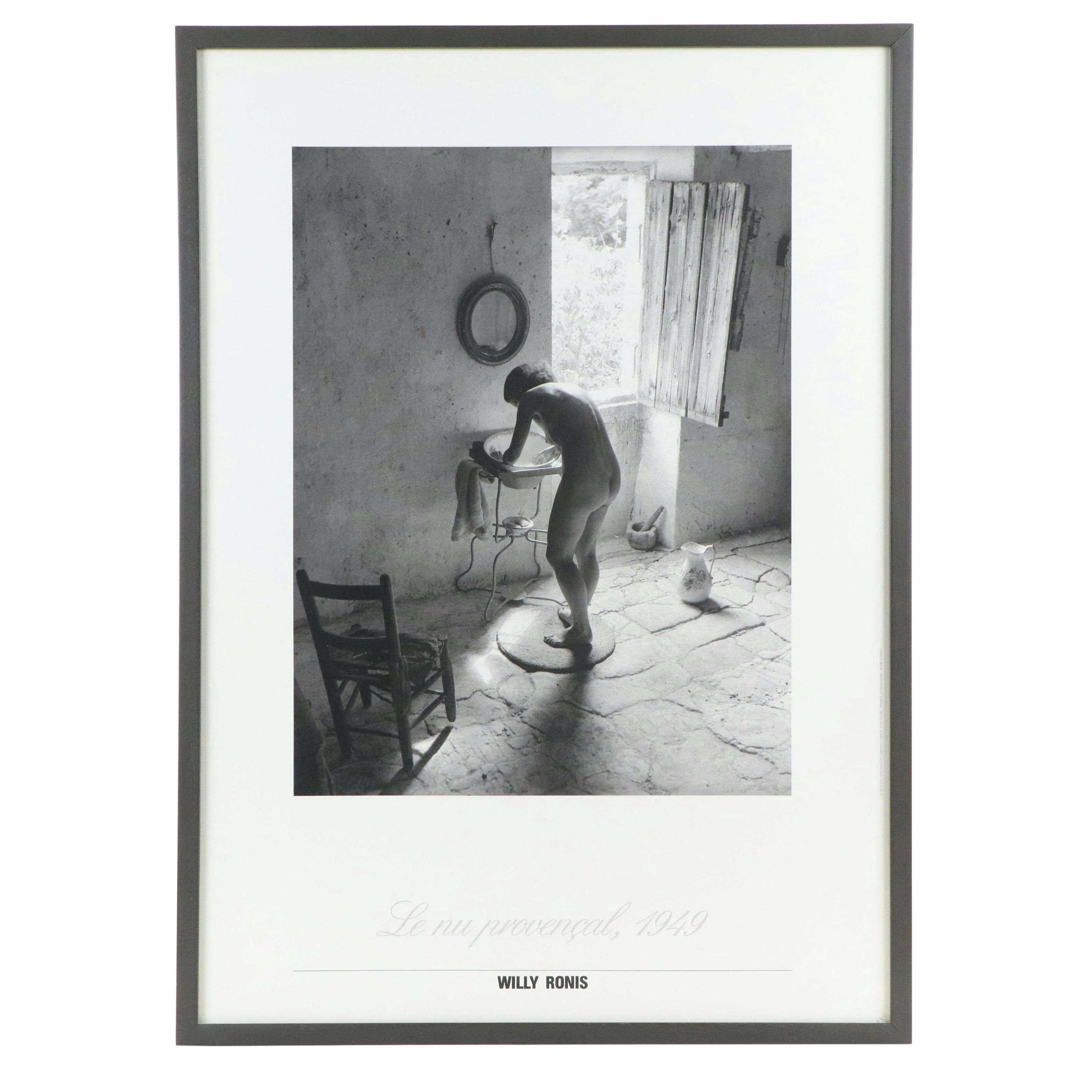Offset Lithograph "Le Nu Provençal" After Willy Ronis