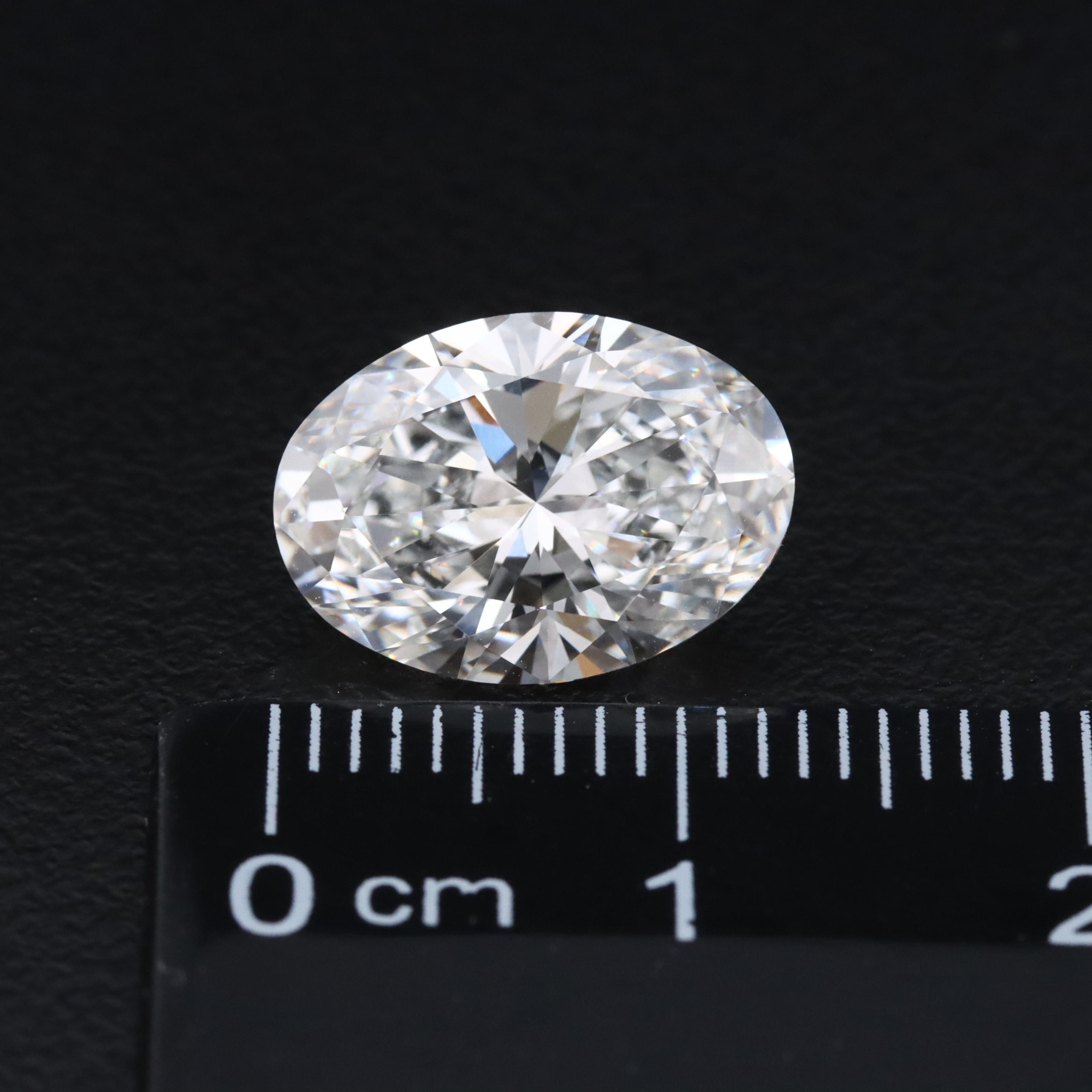 Loose 4.38 CT Lab Grown Diamond with IGI Report