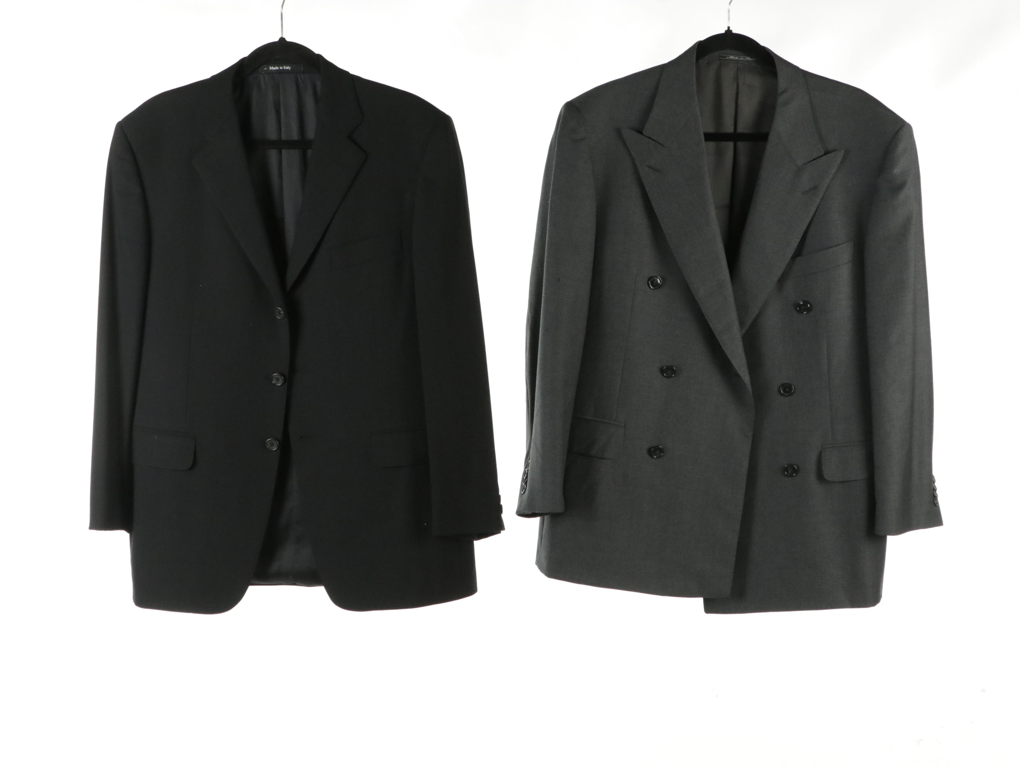 Men's Alfred Dunhill and Ermenegildo Zegna Wool Blazers W/ Feraud Wool Trousers