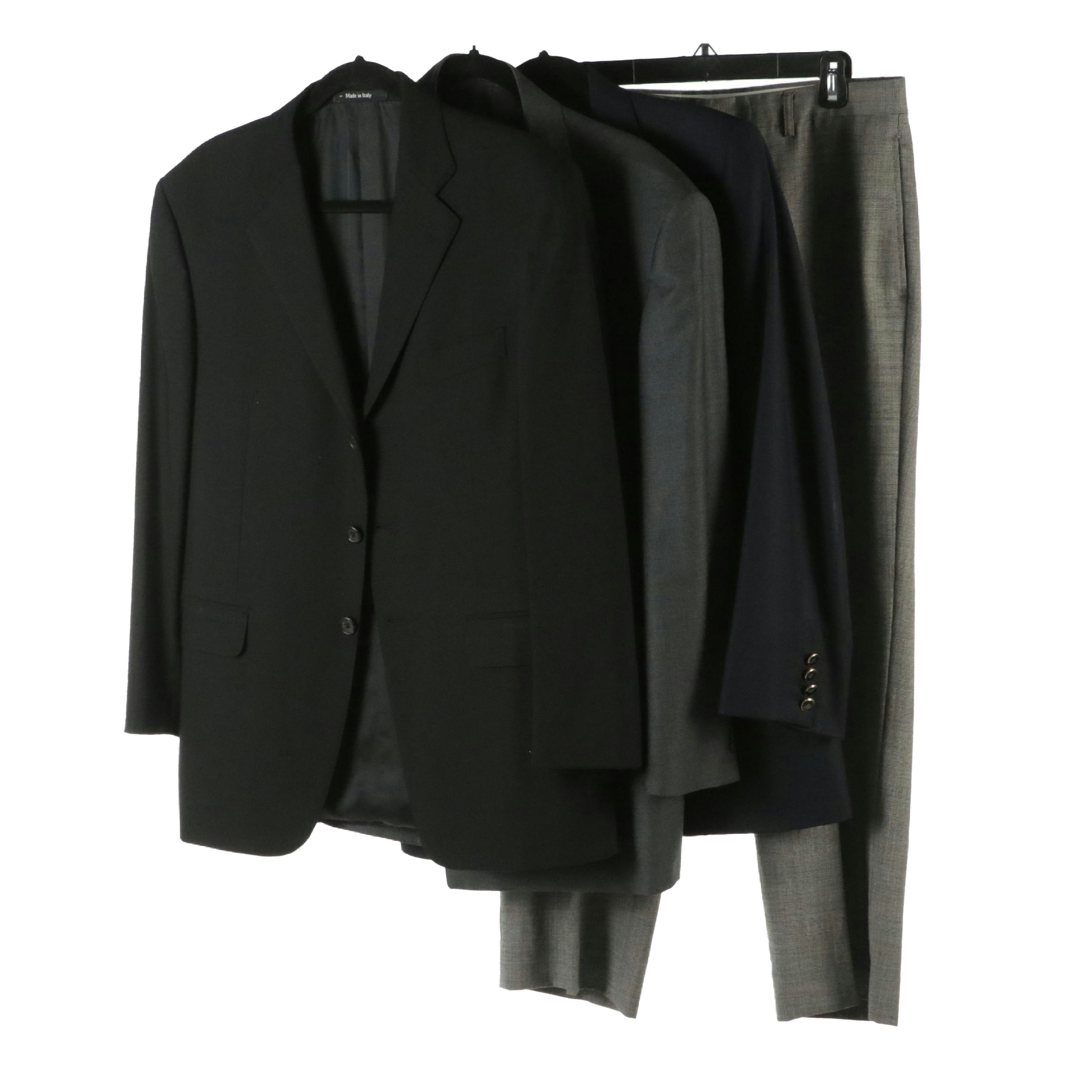 Men's Alfred Dunhill and Ermenegildo Zegna Wool Blazers W/ Feraud Wool Trousers
