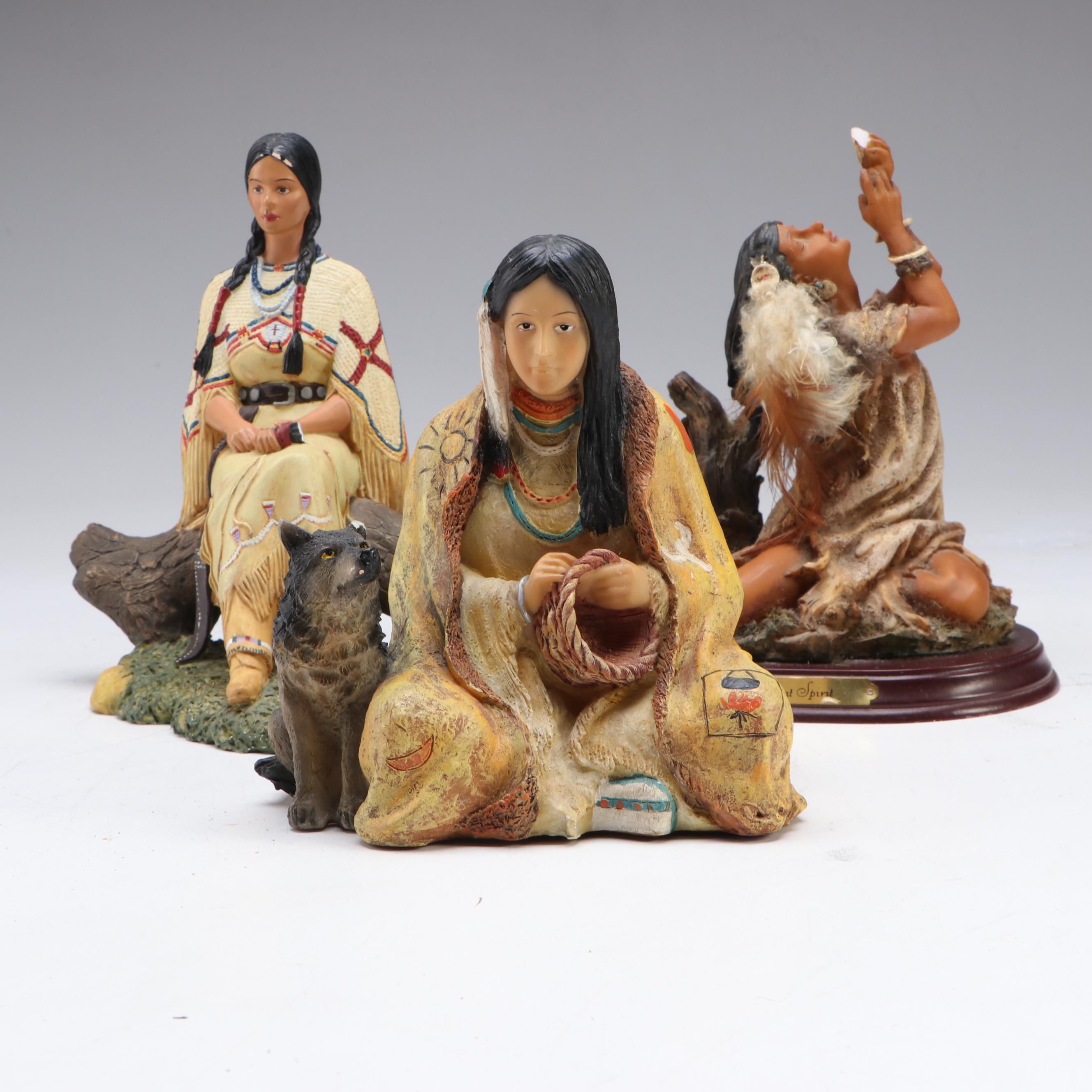 Hamilton Collection "Minnehaha" and Other Native American Women