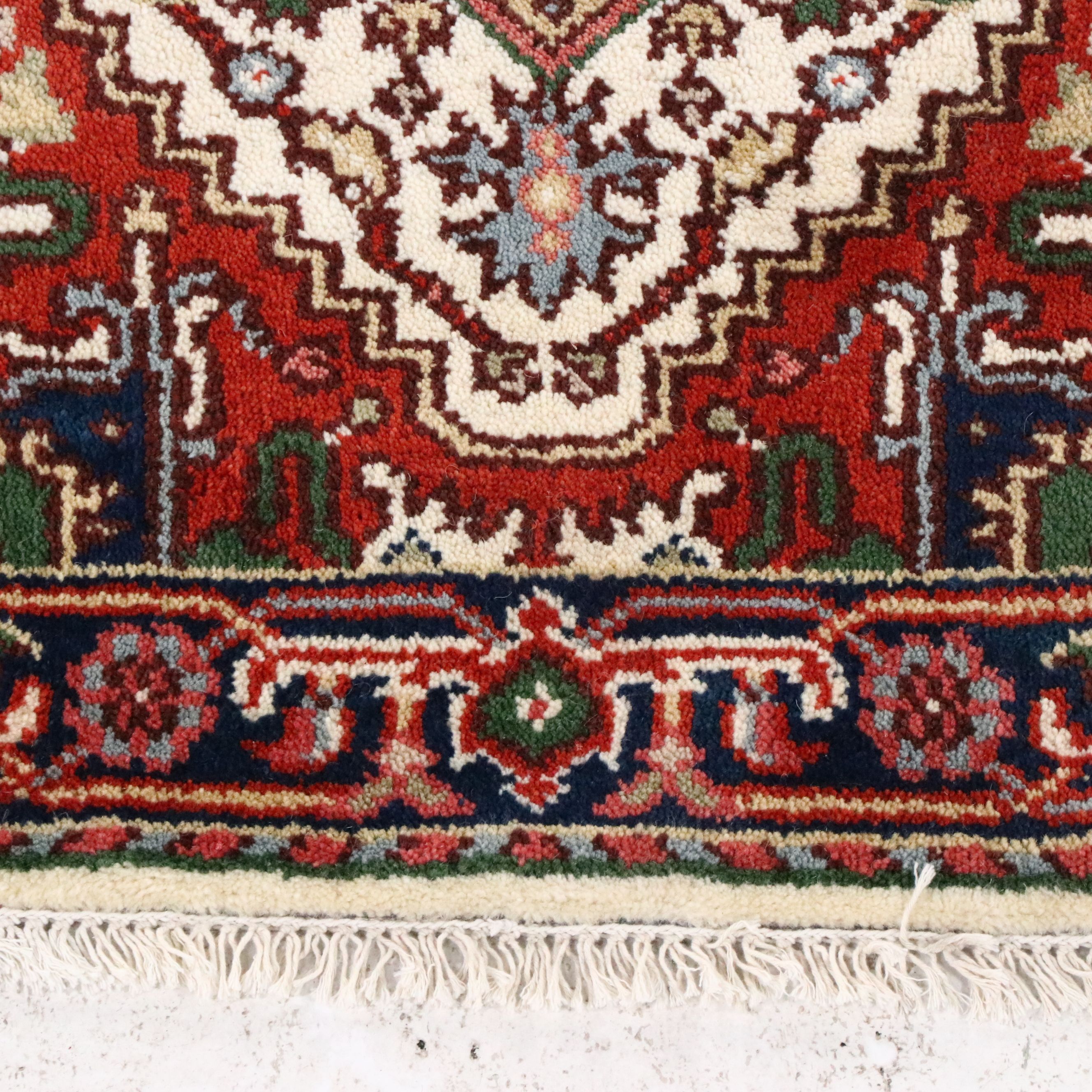 2'6 x 10'3 Hand-Knotted Indo-Persian Serapi Carpet Runner