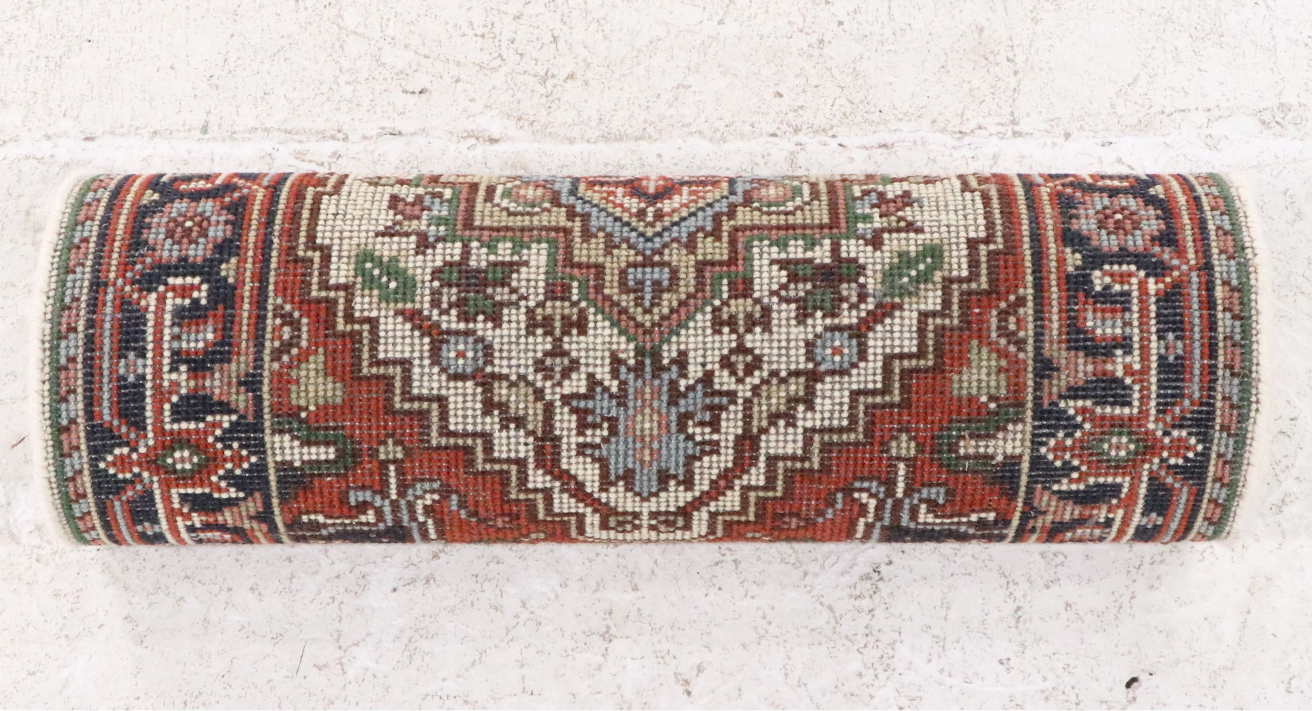 2'6 x 10'3 Hand-Knotted Indo-Persian Serapi Carpet Runner